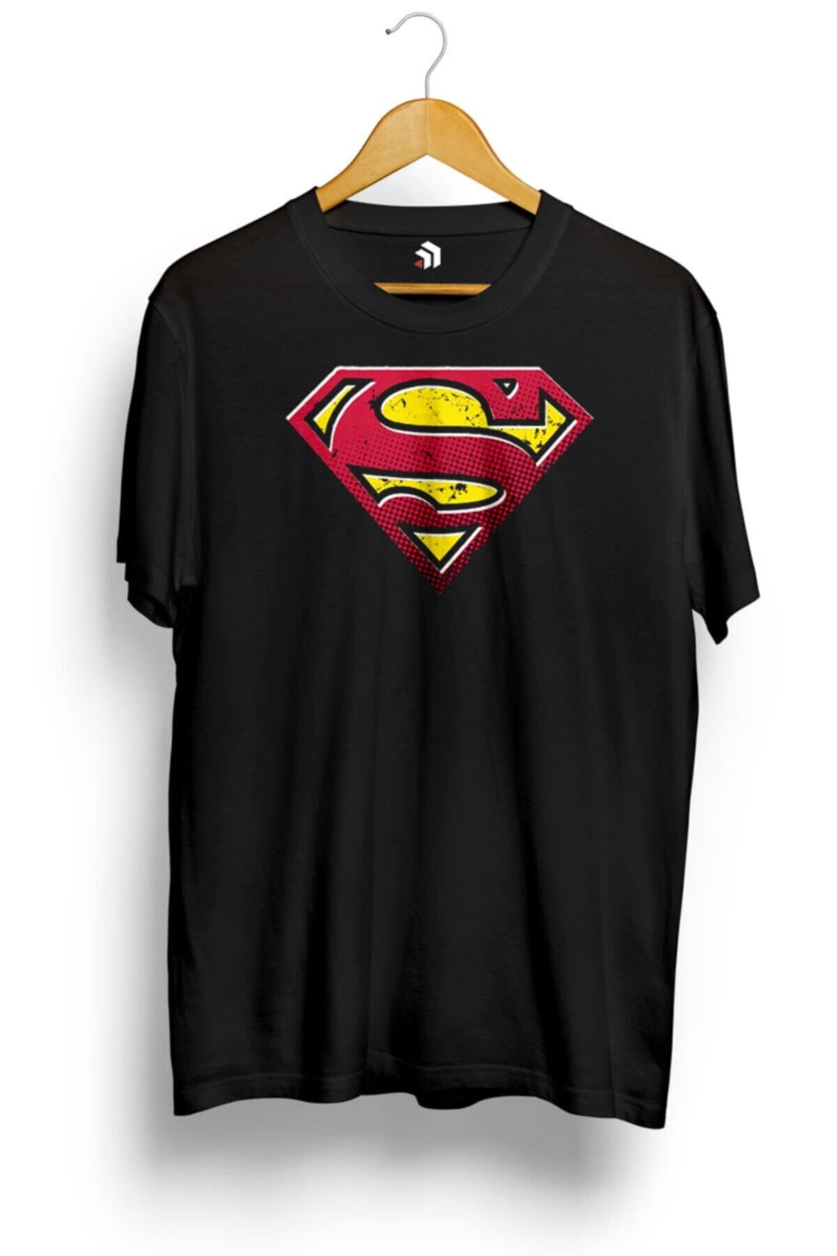 Miba Store Superman S-shield Used Look Baskılı Tişört