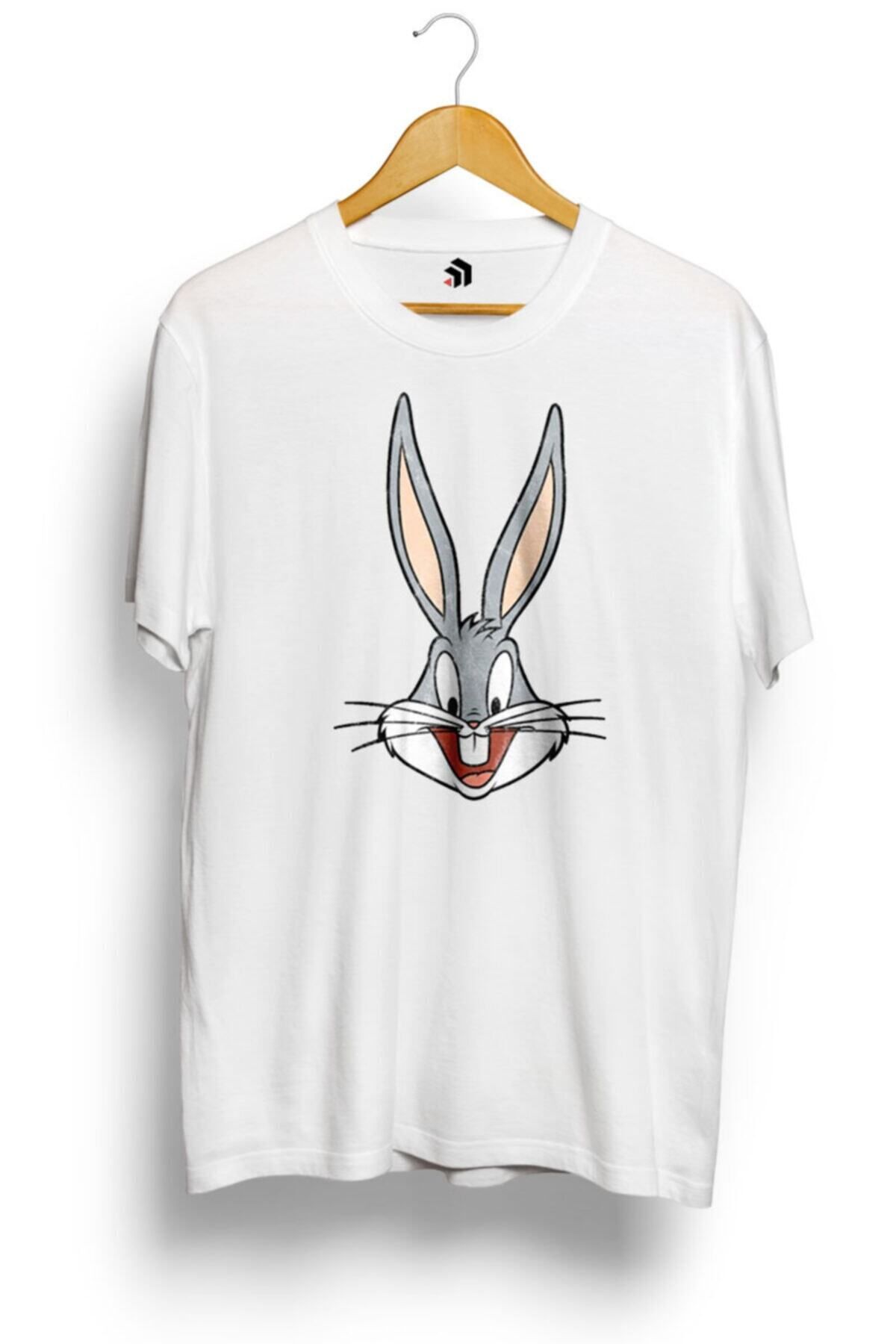 Miba Store Looney Tunes Bugs Bunny Distressed Baskılı Tişört