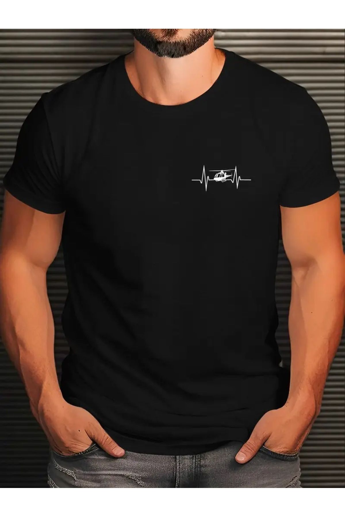 Hunors Sportswear & Company Unisex Kadın/Erkek Oversize Baskılı Pamuklu Bisiklet Yaka Kısa Kollu SİYAH T-shirt
