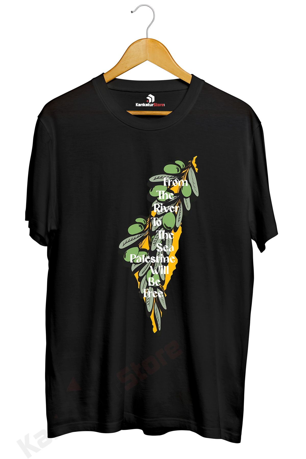 Miba Store Filistin (palestine) Tasarımlı Baskılı Tişört