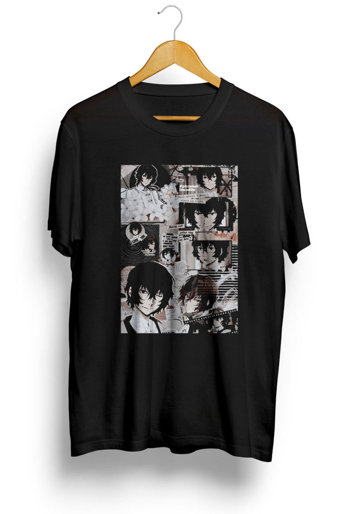 Miba Store Dazai Aesthetic Anime Baskılı Tişört