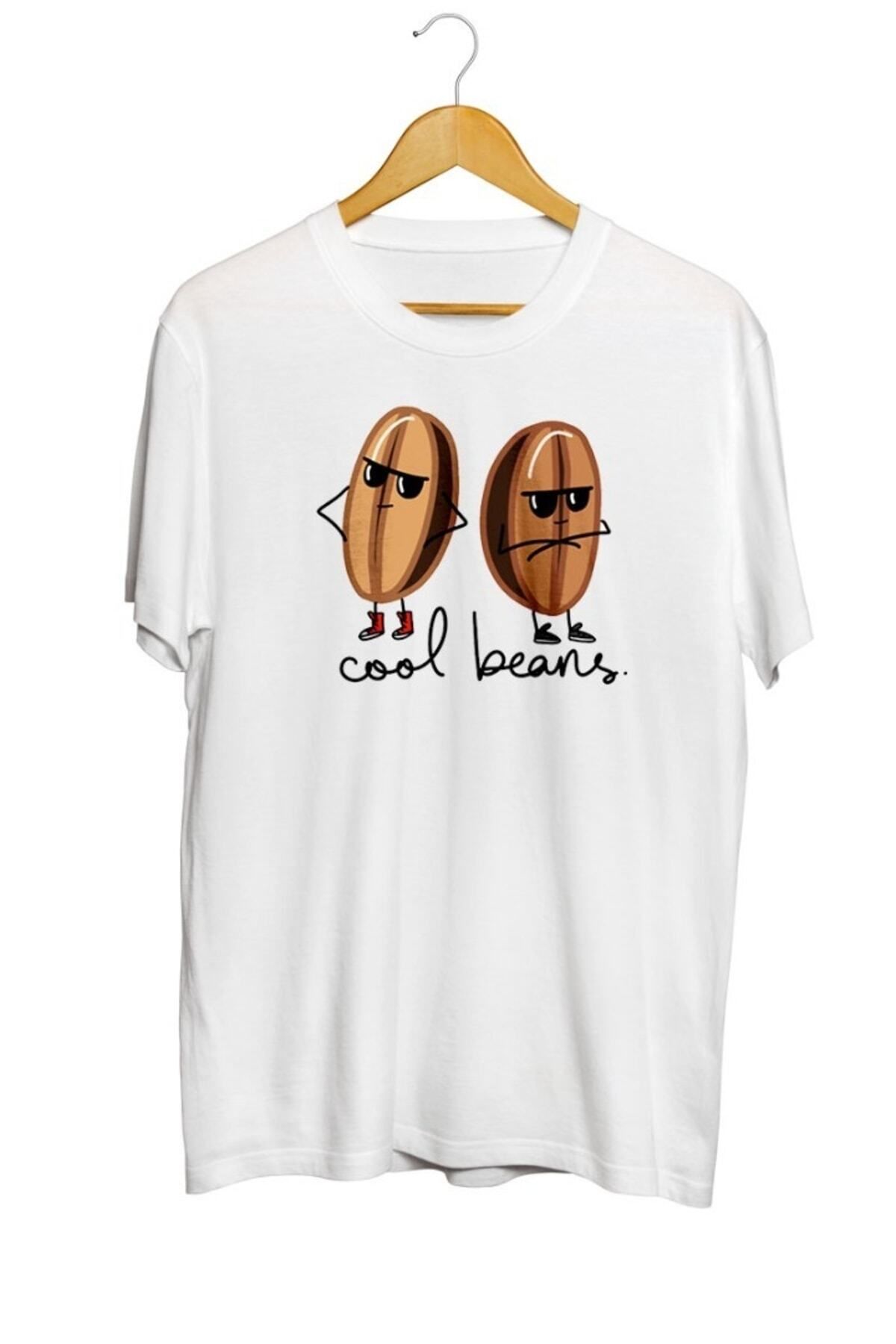 Miba Store Cool Beans Baskılı Unisex Tişört