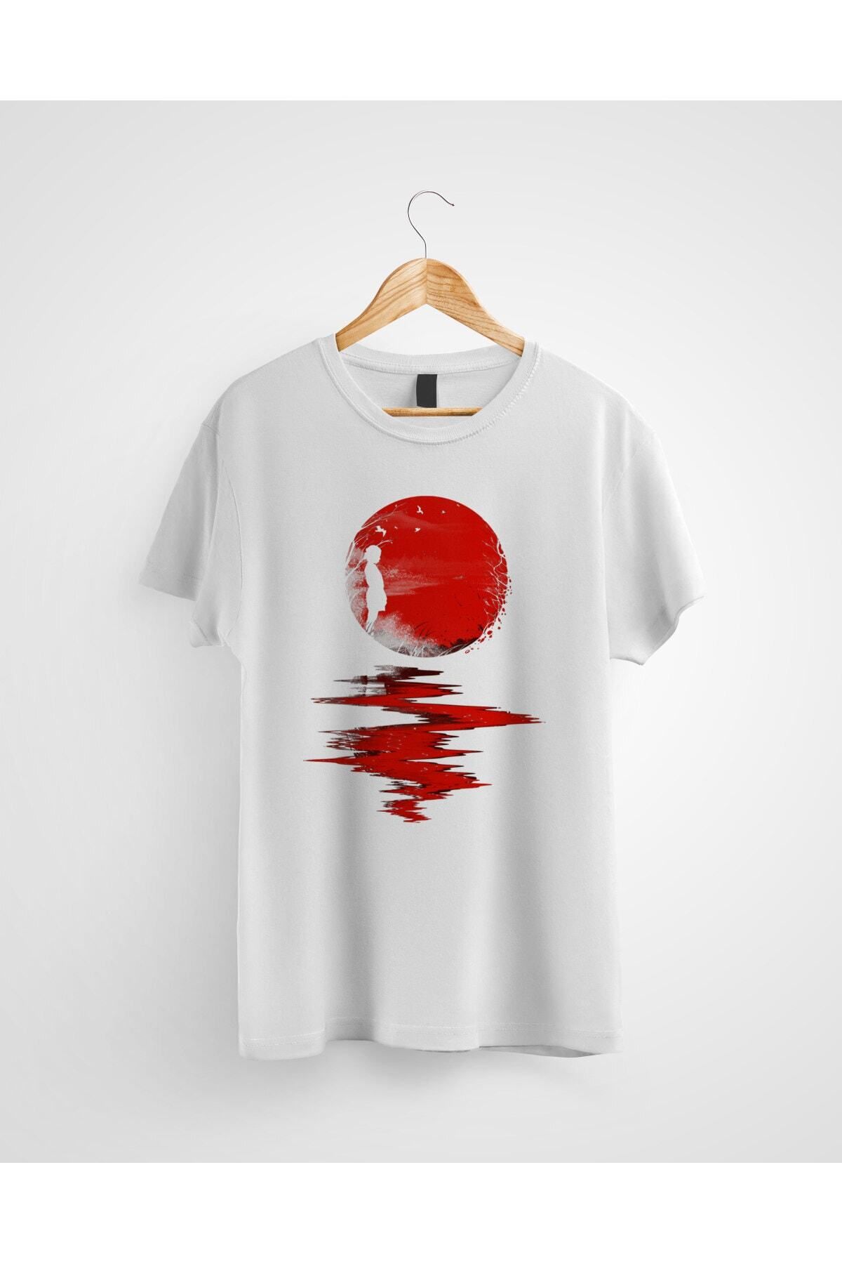 Miba Store Dolunayın Yansıması Baskılı Tshirt