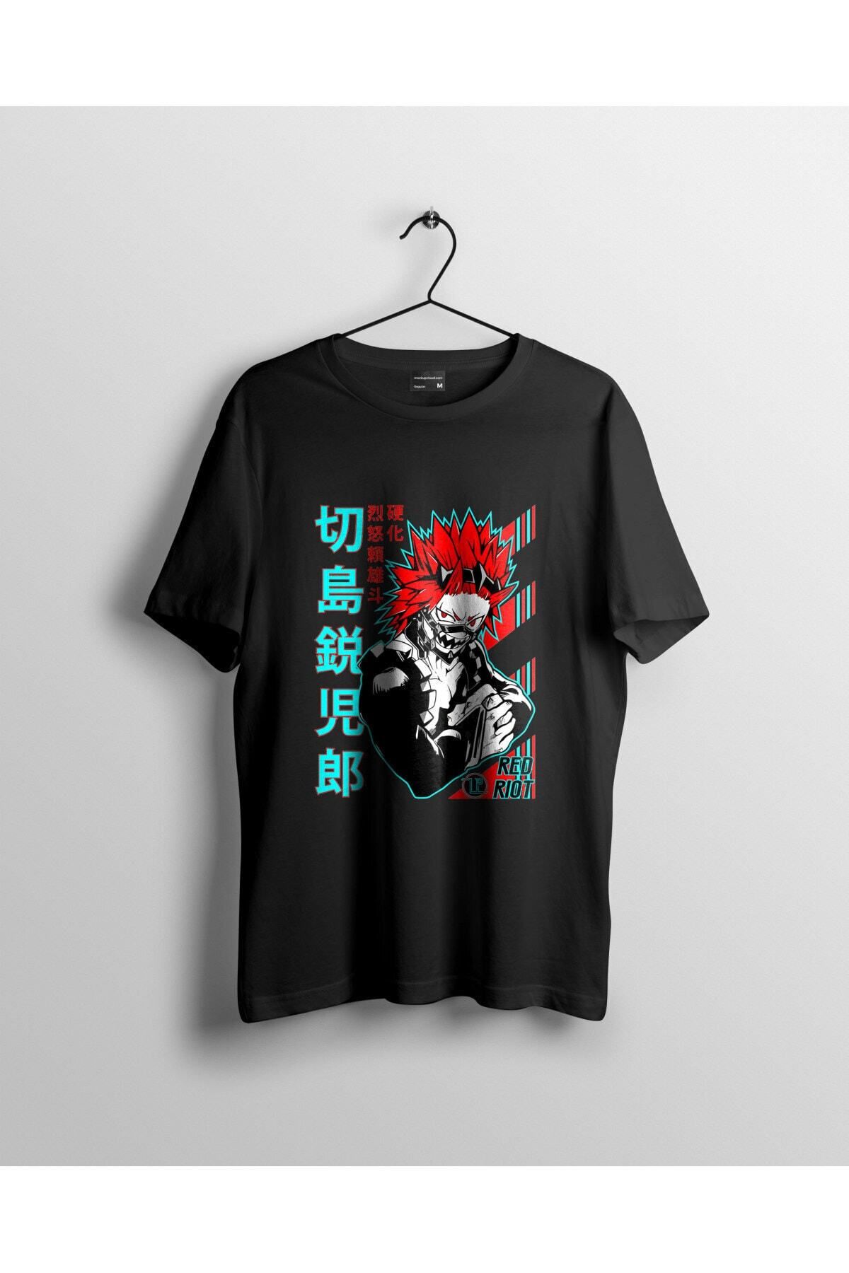 Miba Store Eijiro Kirishima My Hero Academia Anime Baskılı Tişört