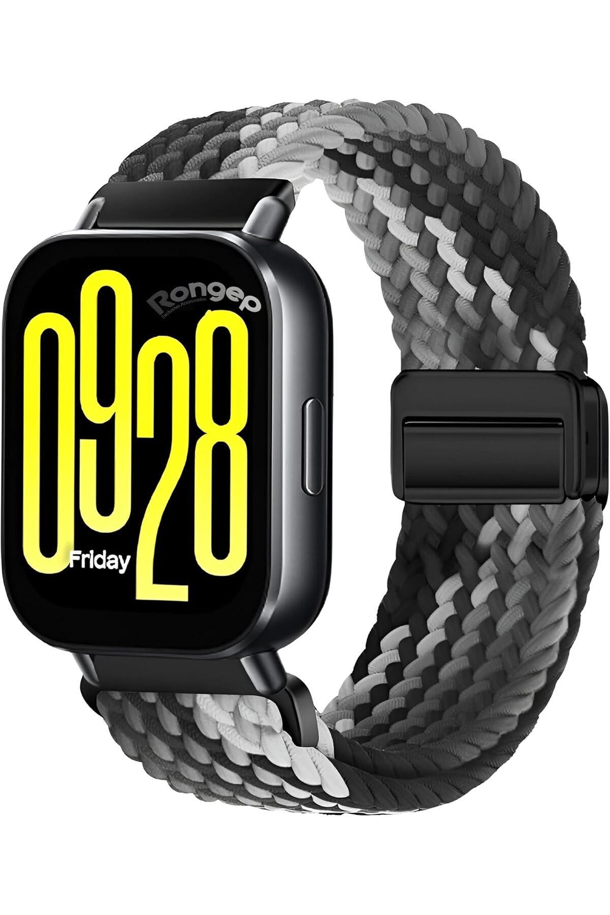STOREMAX mrttnca Örgü Loop Kumaş Kordon Xiaomi ile Uyumlu Redmi Watch 5 Active/Redmi Watch 5 Lite/Watch 2/