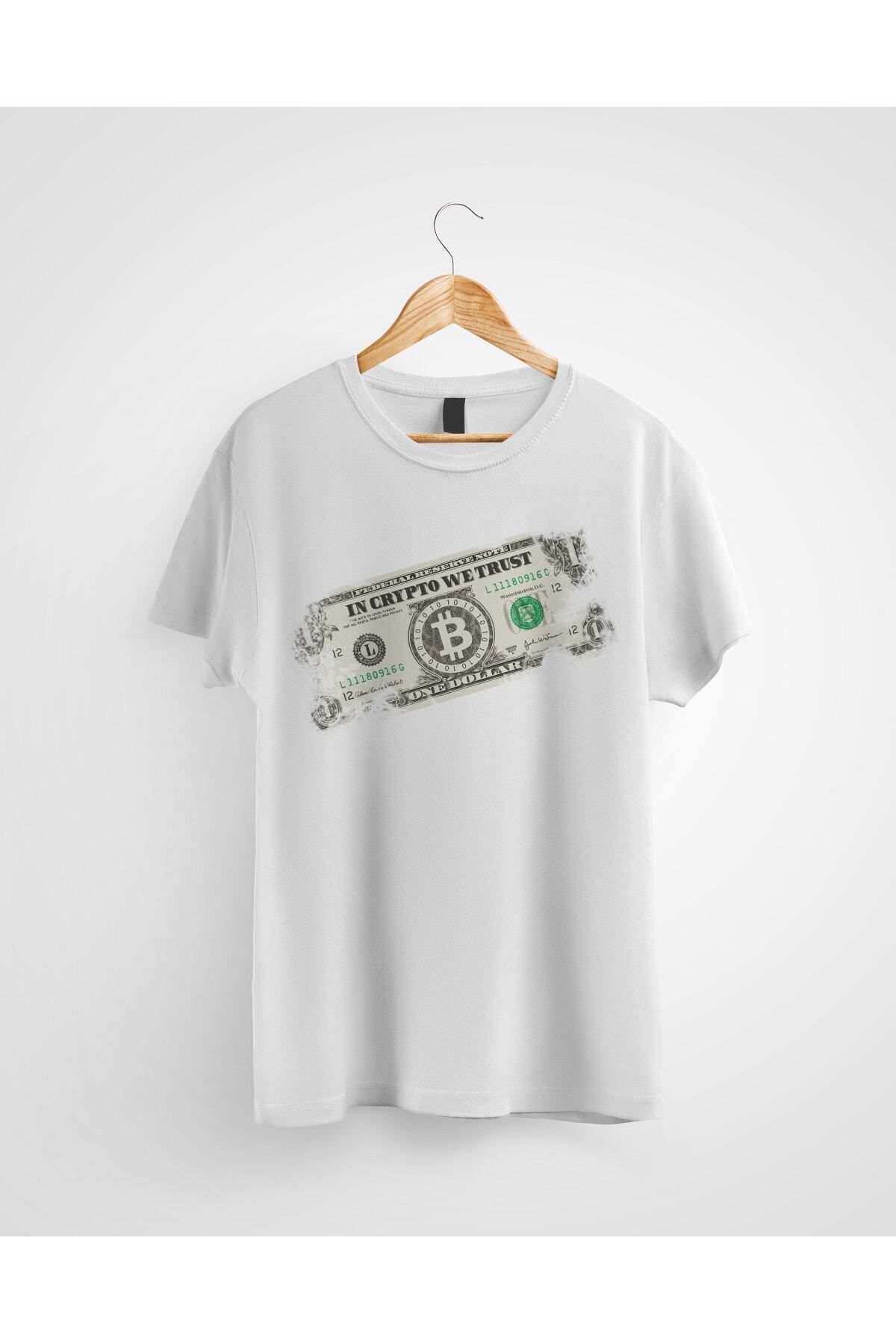 Miba Store Bitcoin Kripto Para Esprili Baskılı Tişört