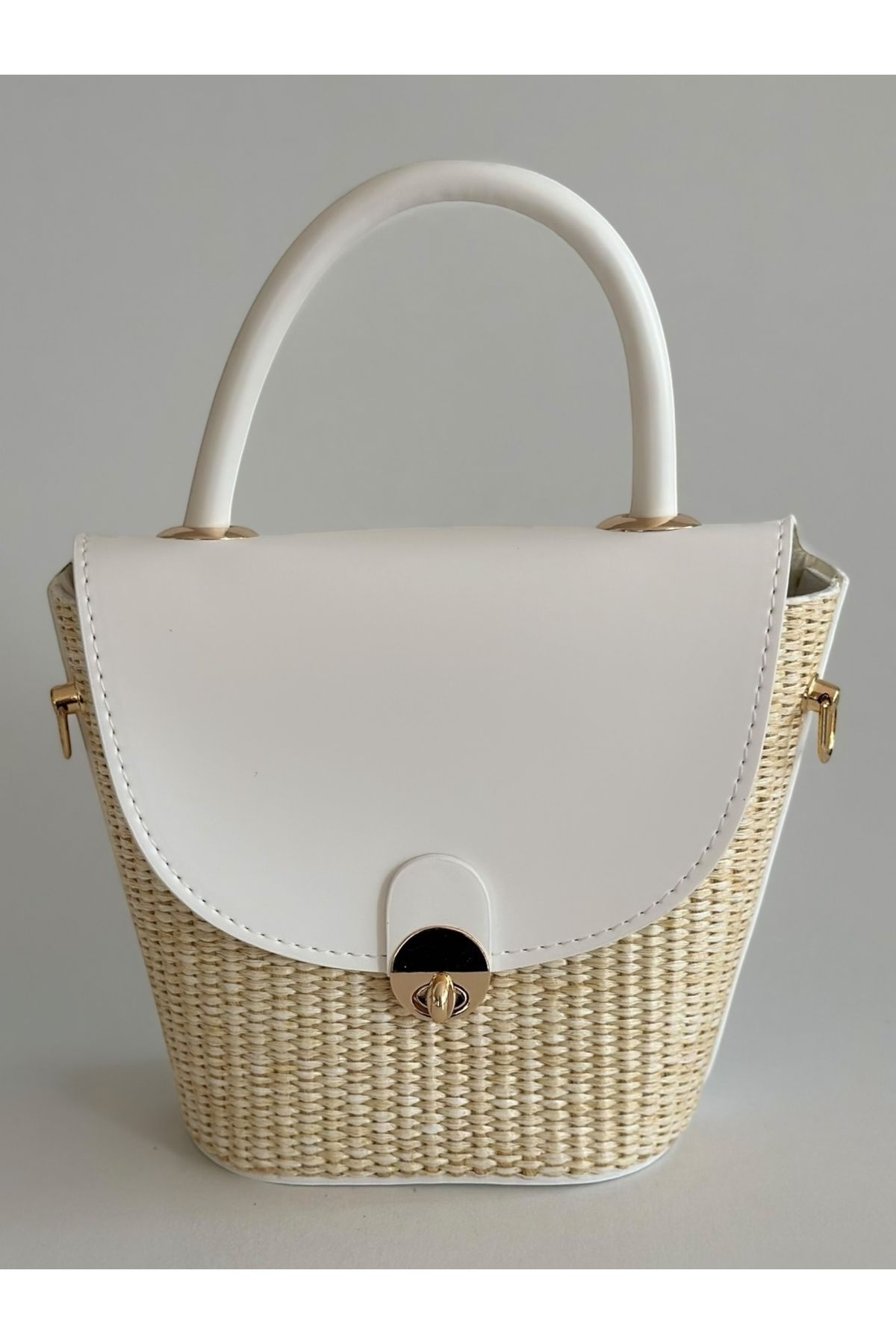 Boutiquehaki Ardea Hasır Bucket El ve Omuz Çantası