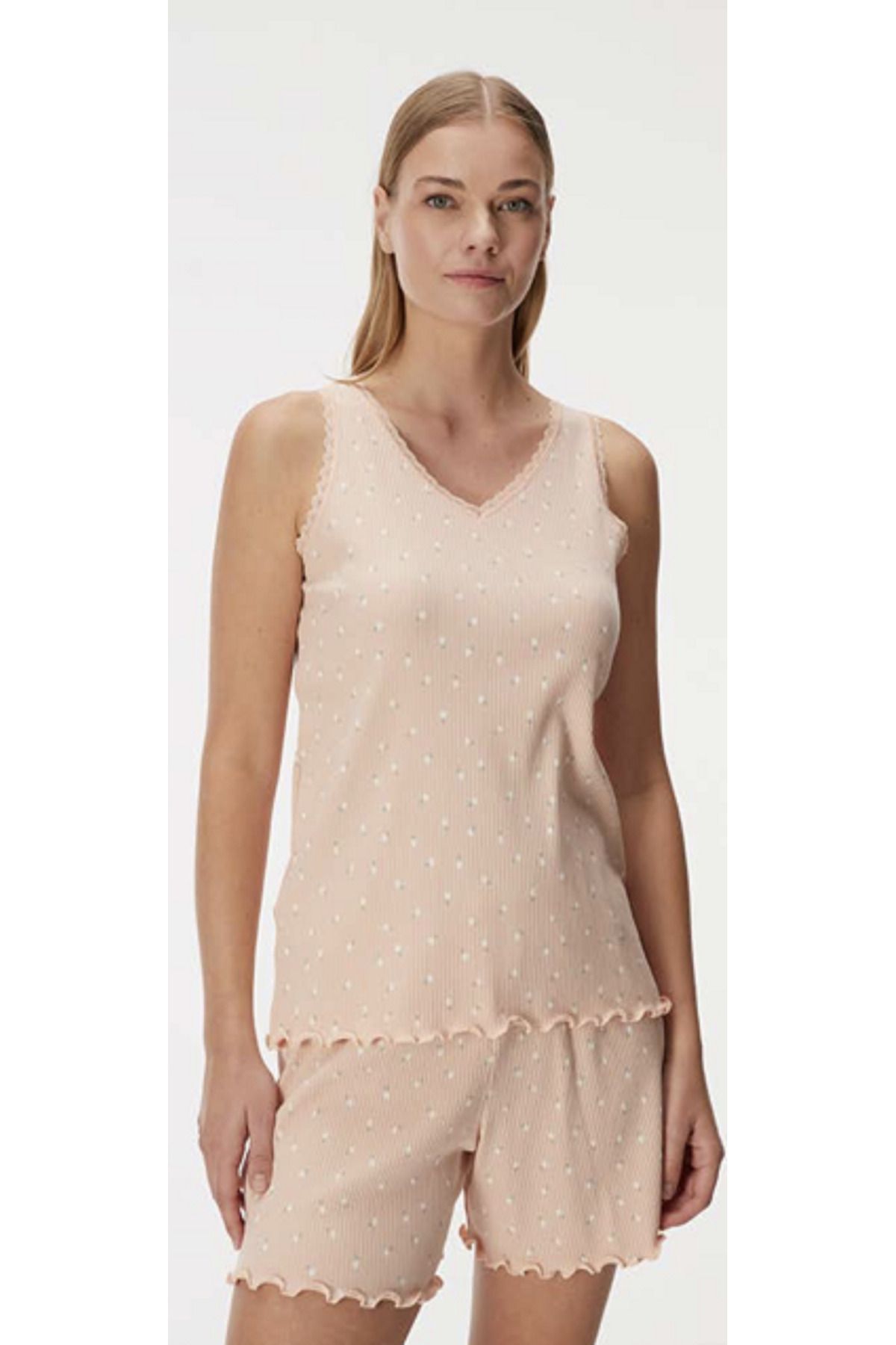 NightLove Anıl Sofia 11377 Kadın Şort Pijama Takımı