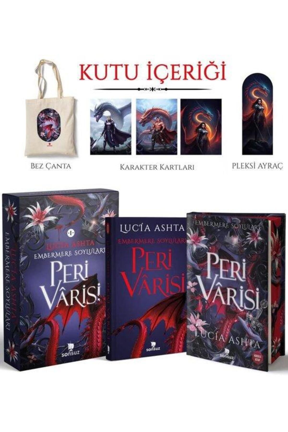 Sonsuz Kitap Peri Varisi Kutulu Set Kokulu Kitap Yan Boyamalı (Ciltli)