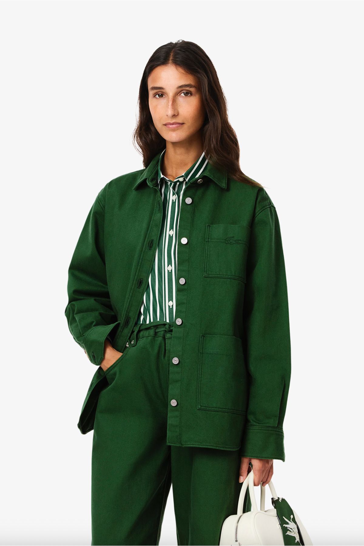 Lacoste Oversized Denim Overshirt