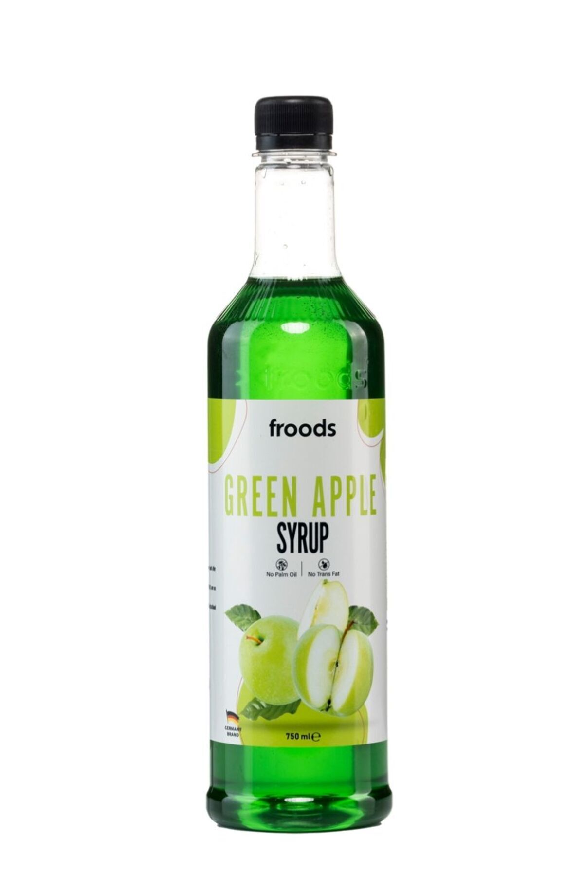 Froods Kahve ve Kokteyl Şurubu Yeşil Elma Aromalı 750ml