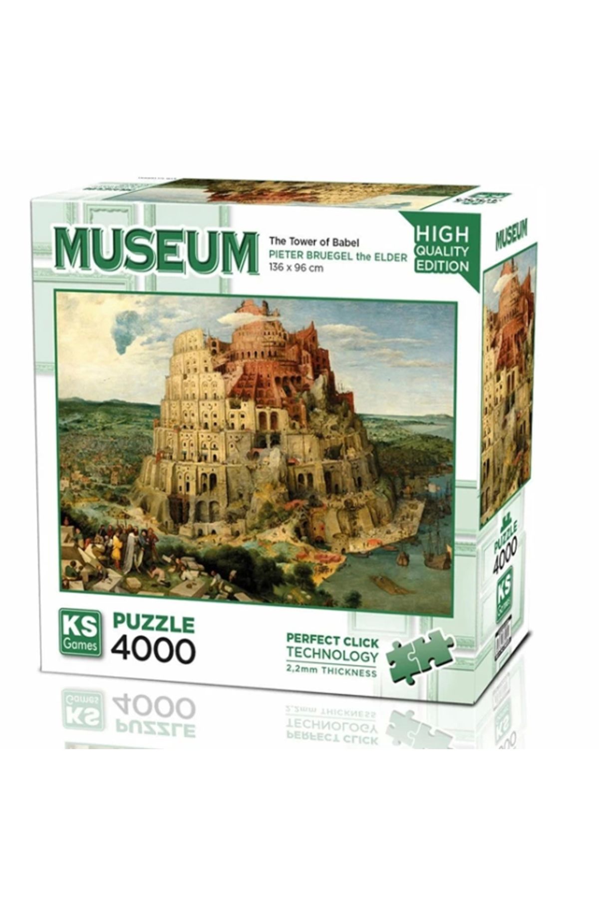 Ks Games Puzzle 4000 Parça The Tower Of Babel Puzzle