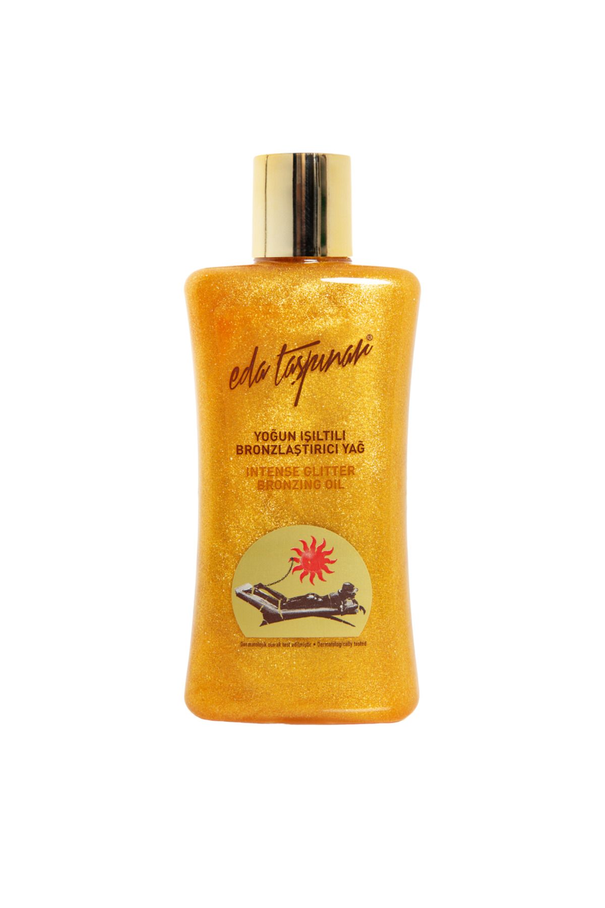 MATMEL Eda Taşpınar Işıltılı Yoğun Bronzlaştırıcı Yağ 200 Ml