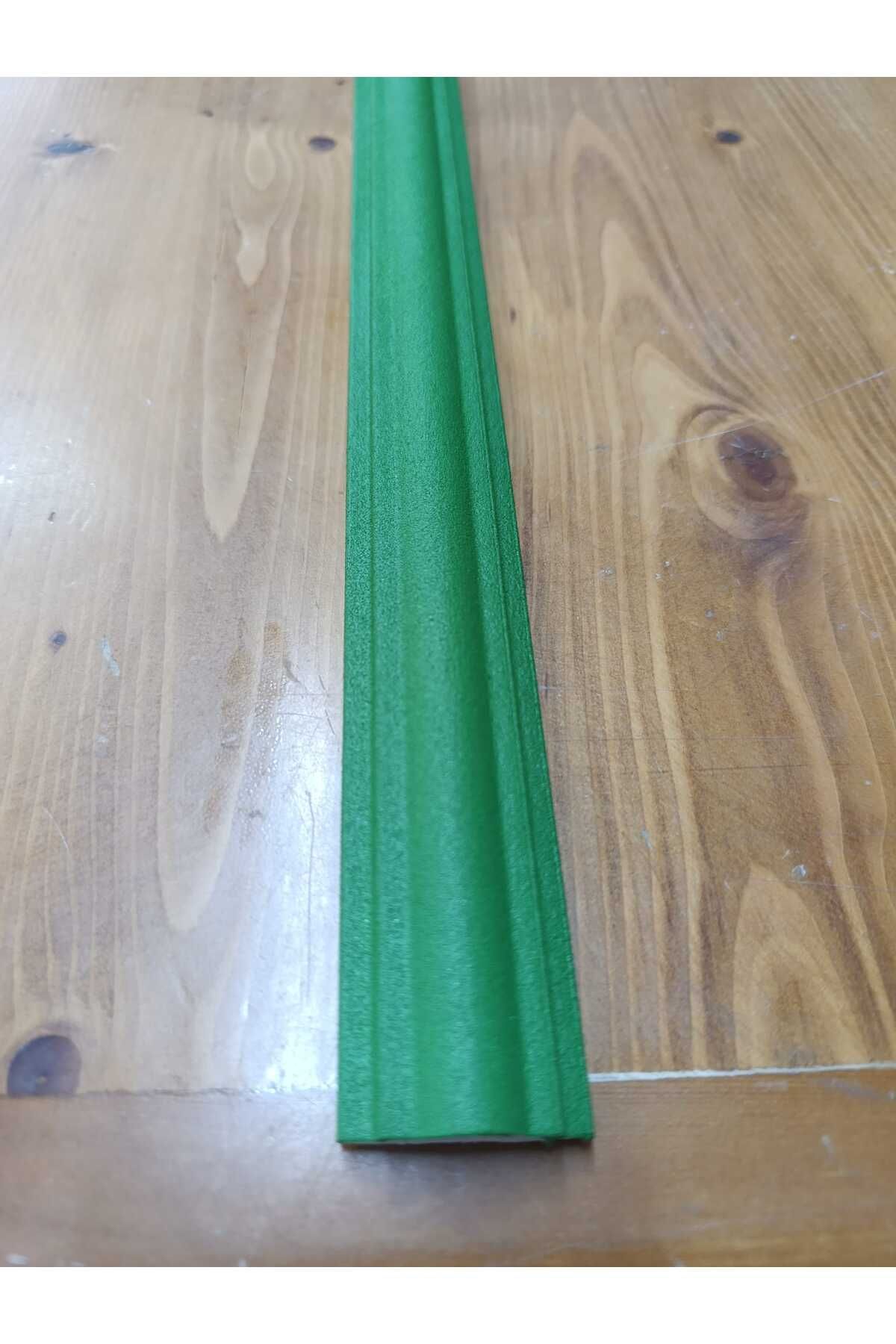 GÜÇLÜ 1 Adet (1 MT) Duvar Kaplama Dekoratif Boyalı Strafor Köpük Çıta (4 CM'LİK) - YEŞİL Renk