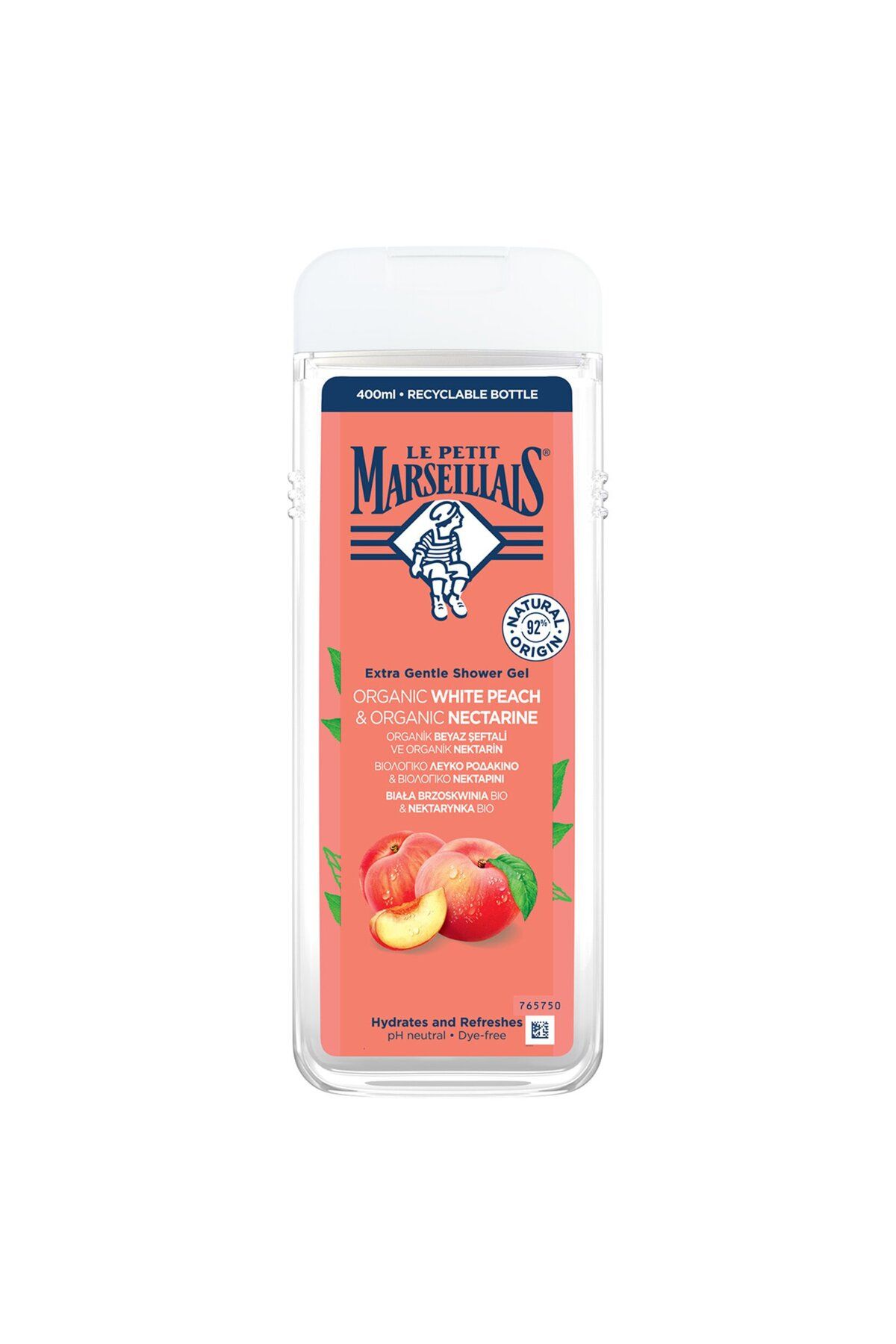 Le Petit Marseillais Şeftali ve Nektarin Duş Jeli 400 Ml