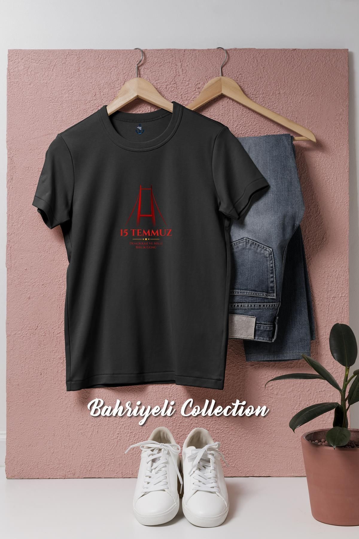 bahriyeli.jpeg Oversize 15 Temmuz Demokrasi Ve Milli Birlik Günü Tasarımlı Unisex T-Shirt