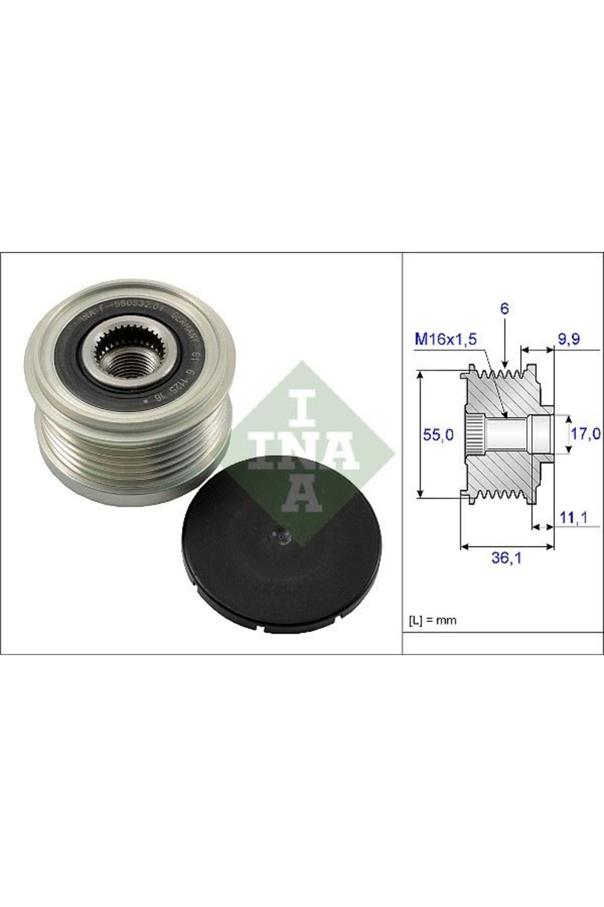 İna ALTERNATÖR KASNAĞI RULMANLI BOXER-JUMPER-DUCATO 06 DAILY 99 3.0 DMTJ-HDI 6 KANAL