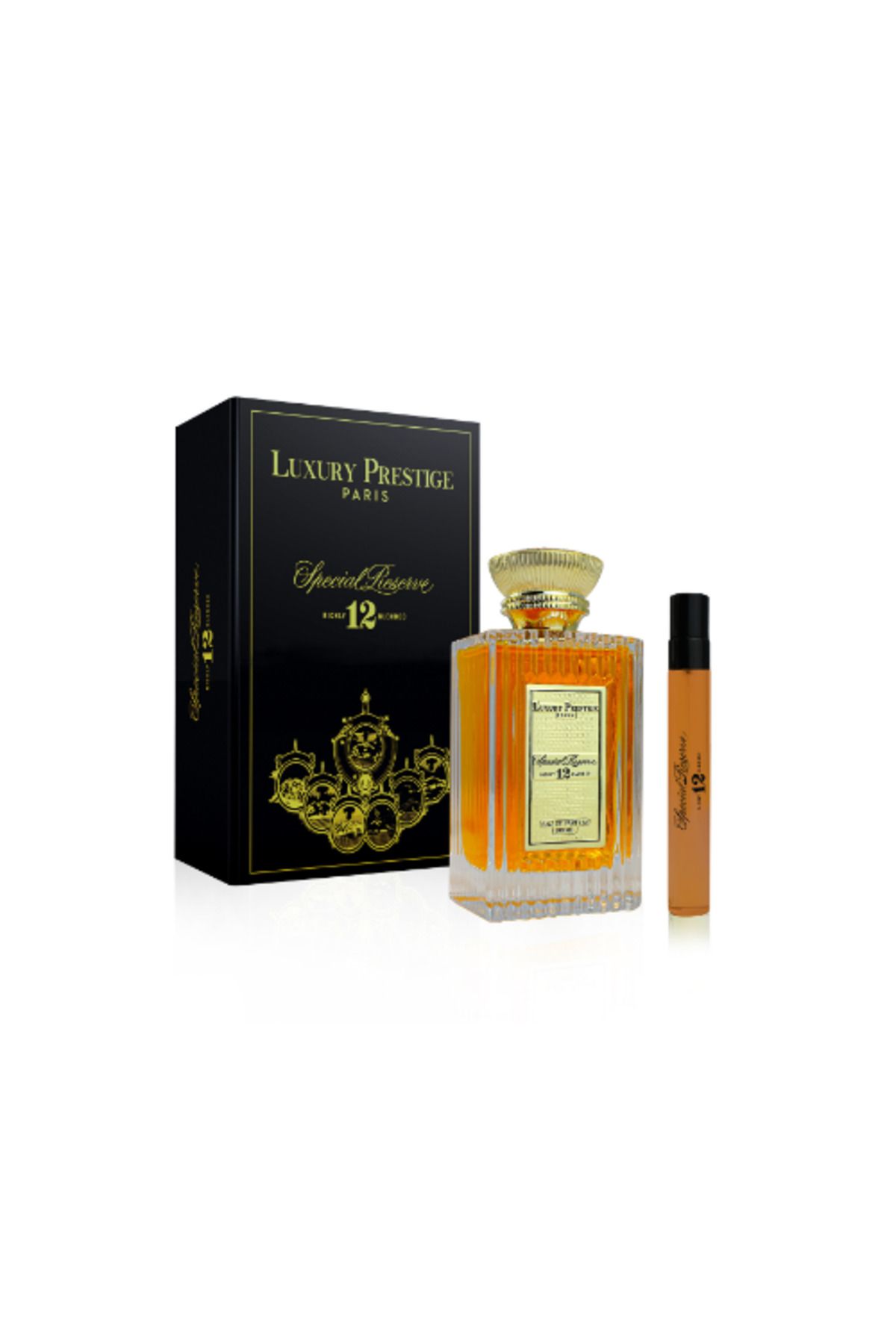 Tesbihane Luxury Prestige Special Reserve 12 Erkek Parfüm Set 100ML ve 10ML EDP