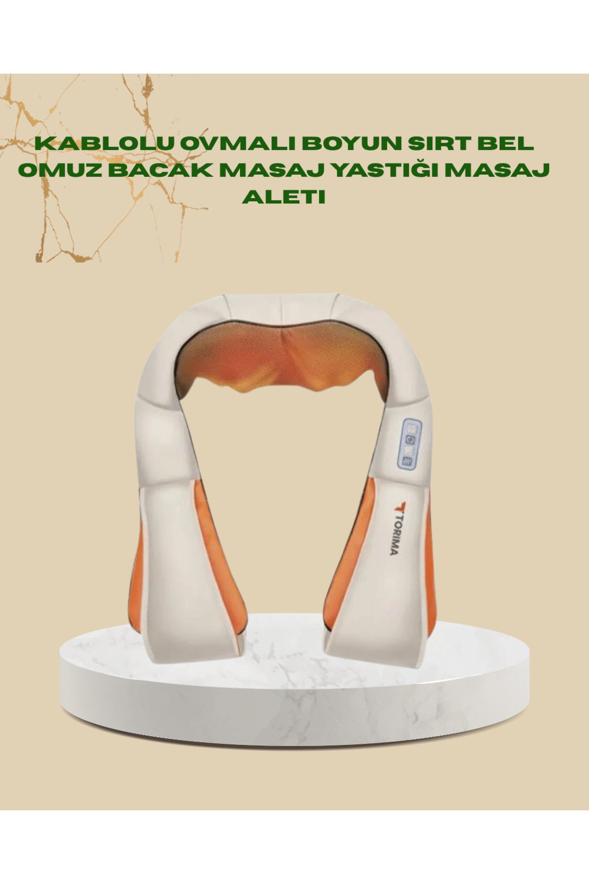 esey ticaret Ovmalı Isıtmalı Masaj Aleti - Boyun, Sırt, Bel, Omuz ve Bacak İçin