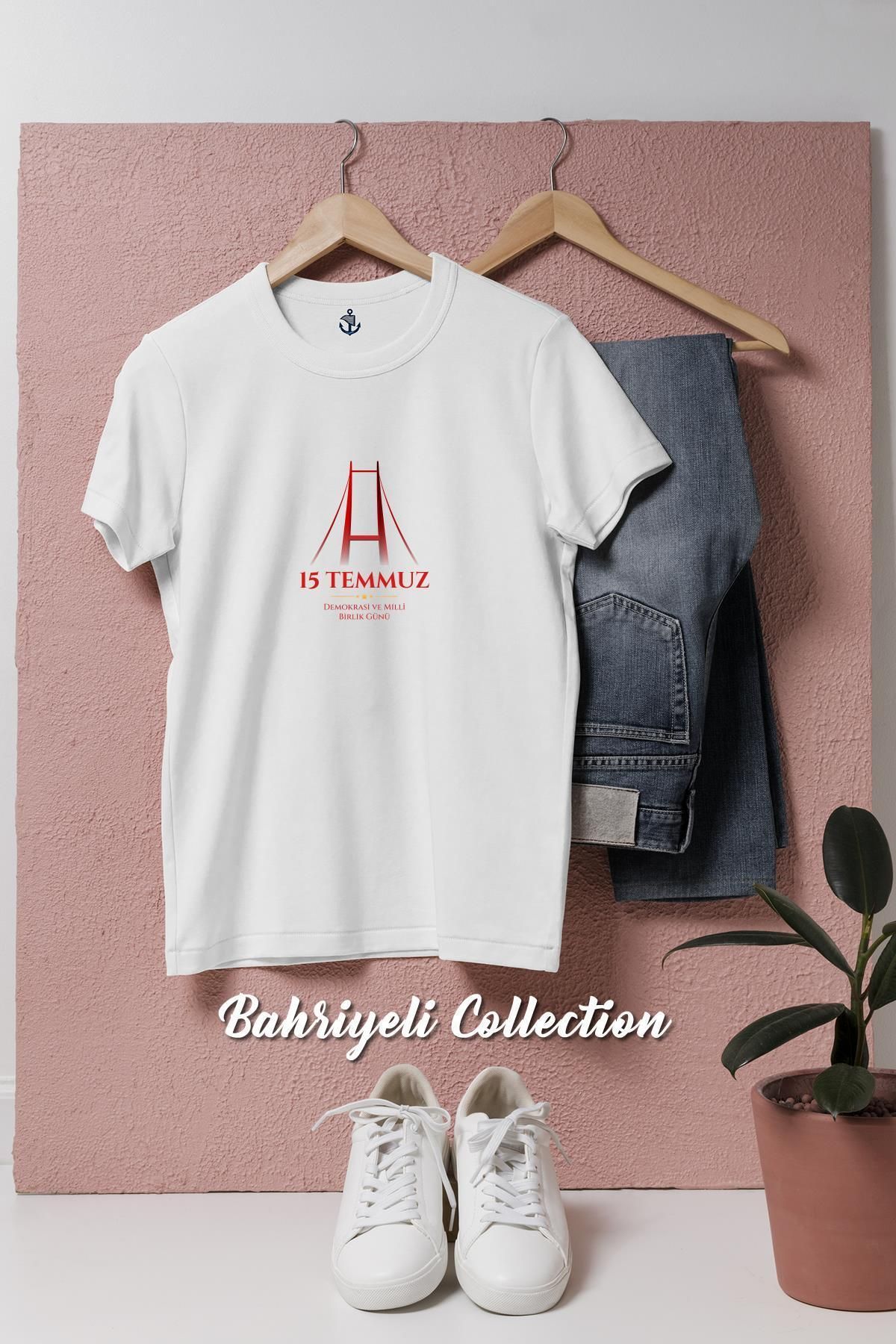 bahriyeli.jpeg Oversize 15 Temmuz Demokrasi Ve Milli Birlik Günü Tasarımlı Unisex T-Shirt