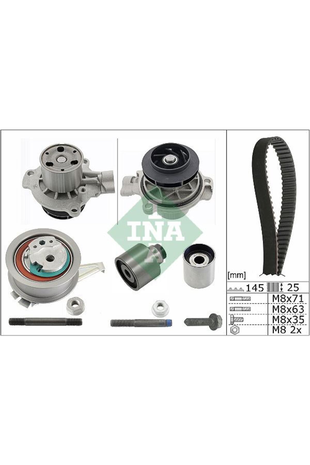 İna TRiGER SETİ DEVİRDAİMLİ SENSÖRSÜZ CRAFTER-T6 2.0 TDİ CXEB-CXEC-CXFA-CXHA