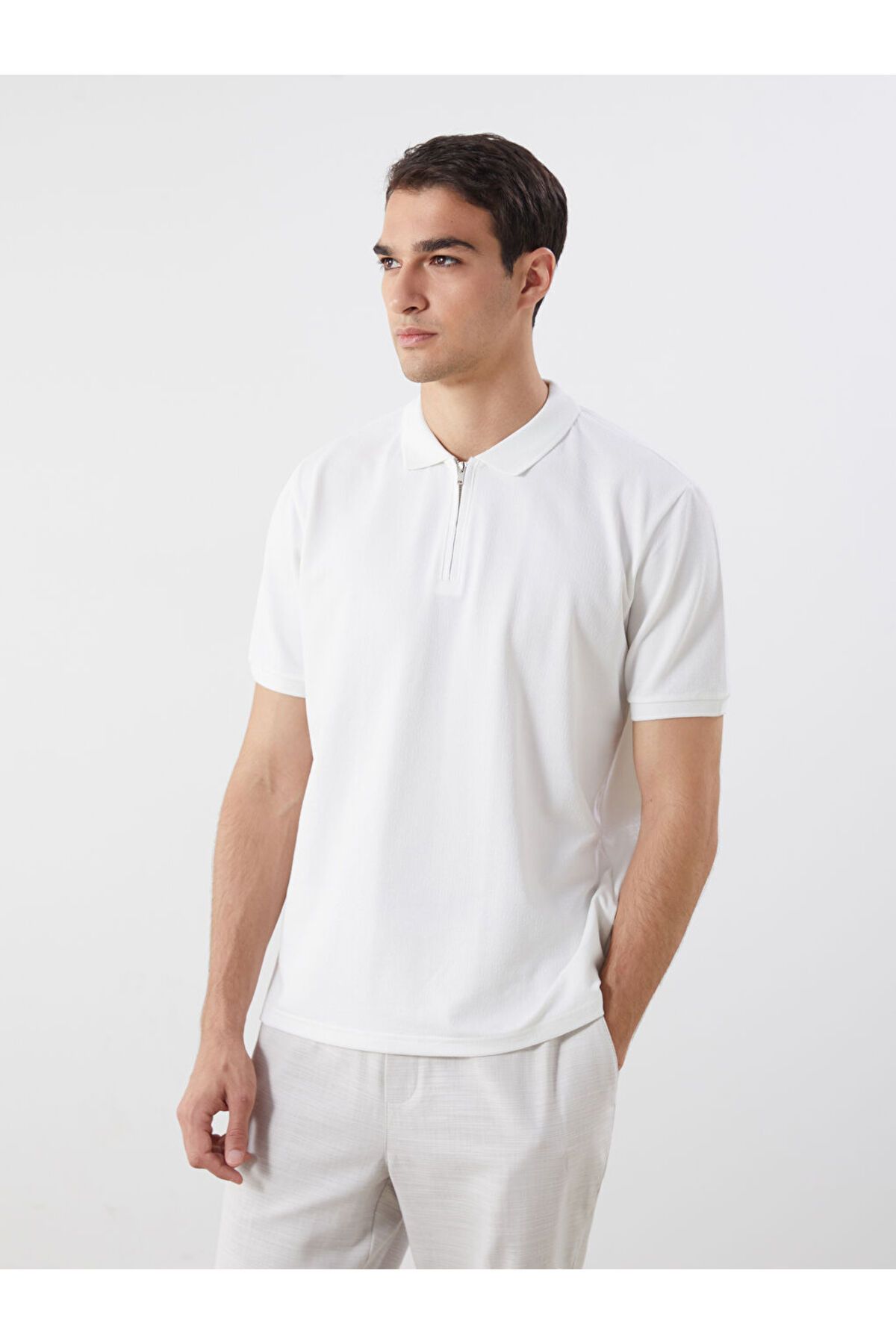 LC Waikiki Polo Yaka Penye Erkek Tişört