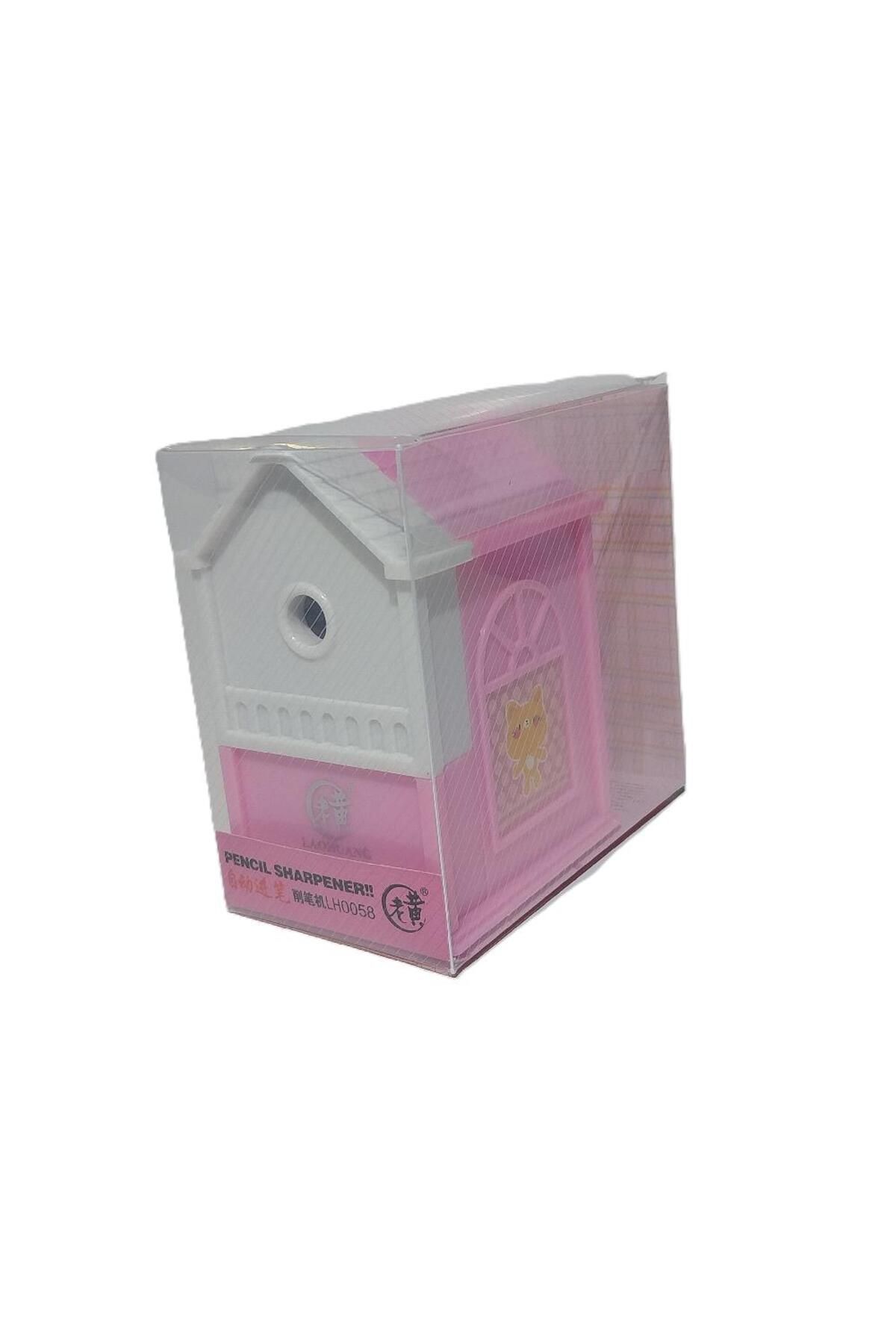 Bafix-Pencil Sharpener with Sleeve Household Shaped Lao Huang Pencil Sharpener with Sleeve (Mixed Color 1Pcs) 3