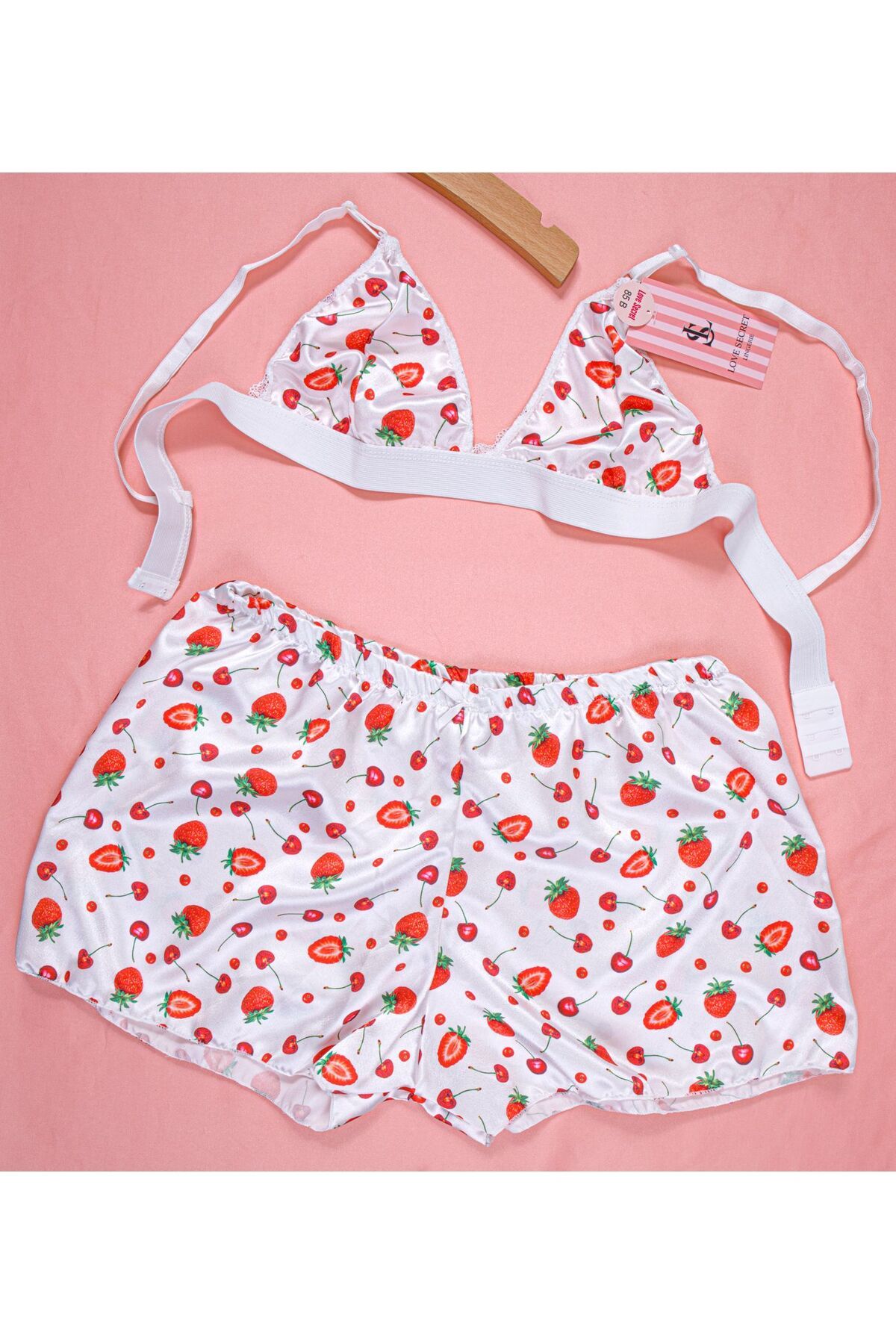Home Braletli Şortlu pijama takımı