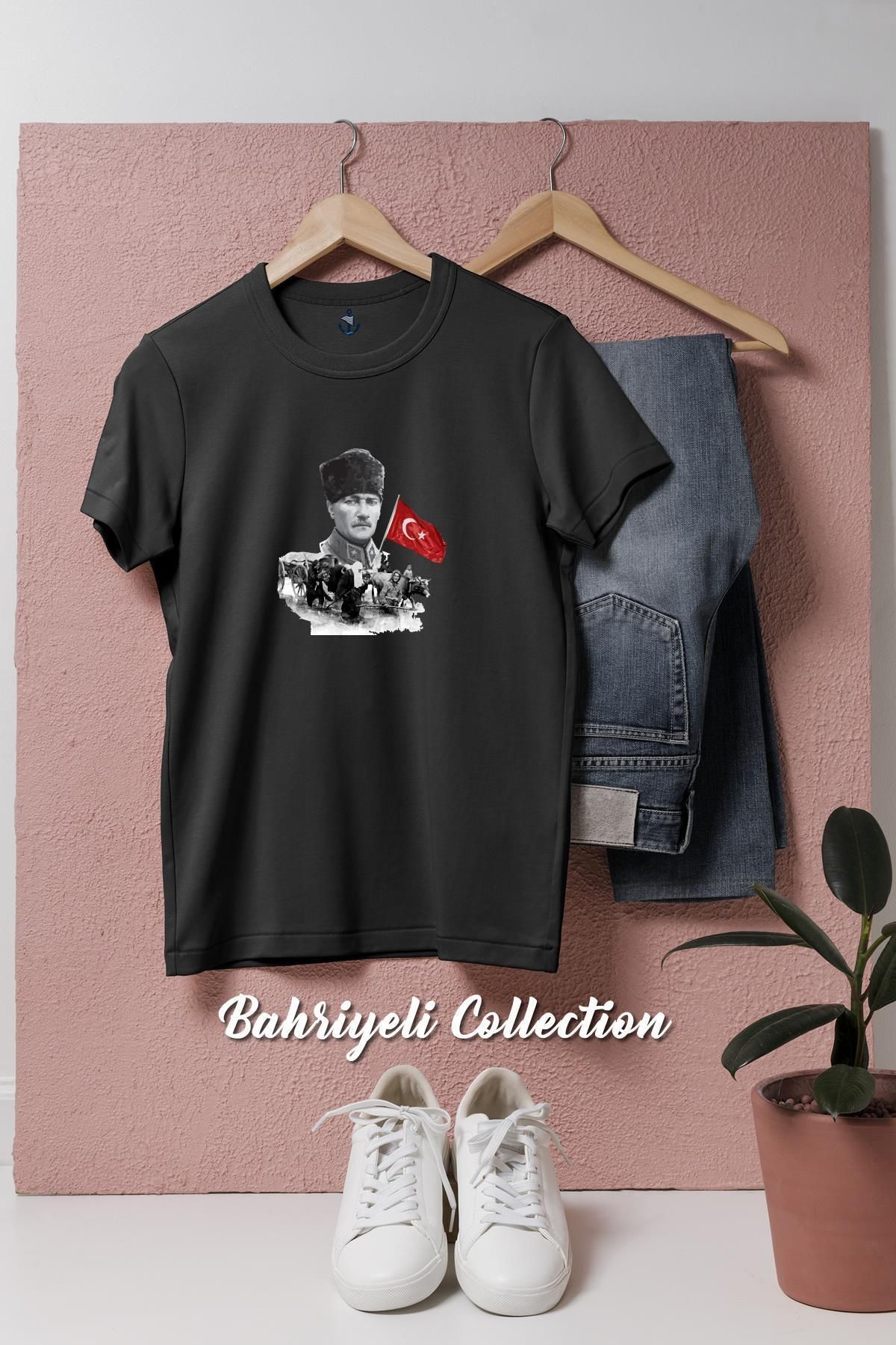 bahriyeli.jpeg Oversize Mustafa Kemal Atatürk Tasarımlı Unisex T-Shirt