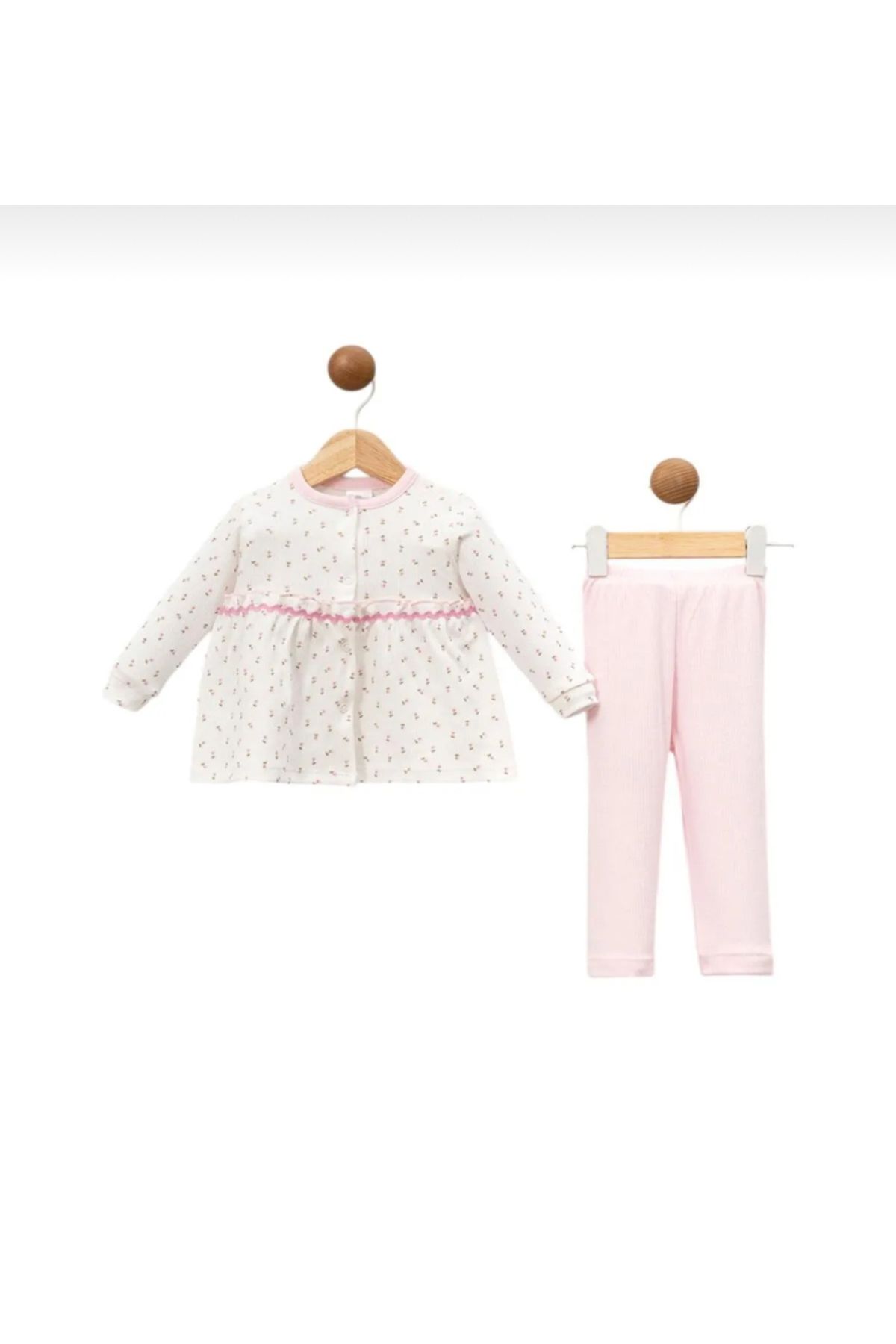 minella kids MİNELLA KİDS Kız %100 Pamuk Bebek takımı