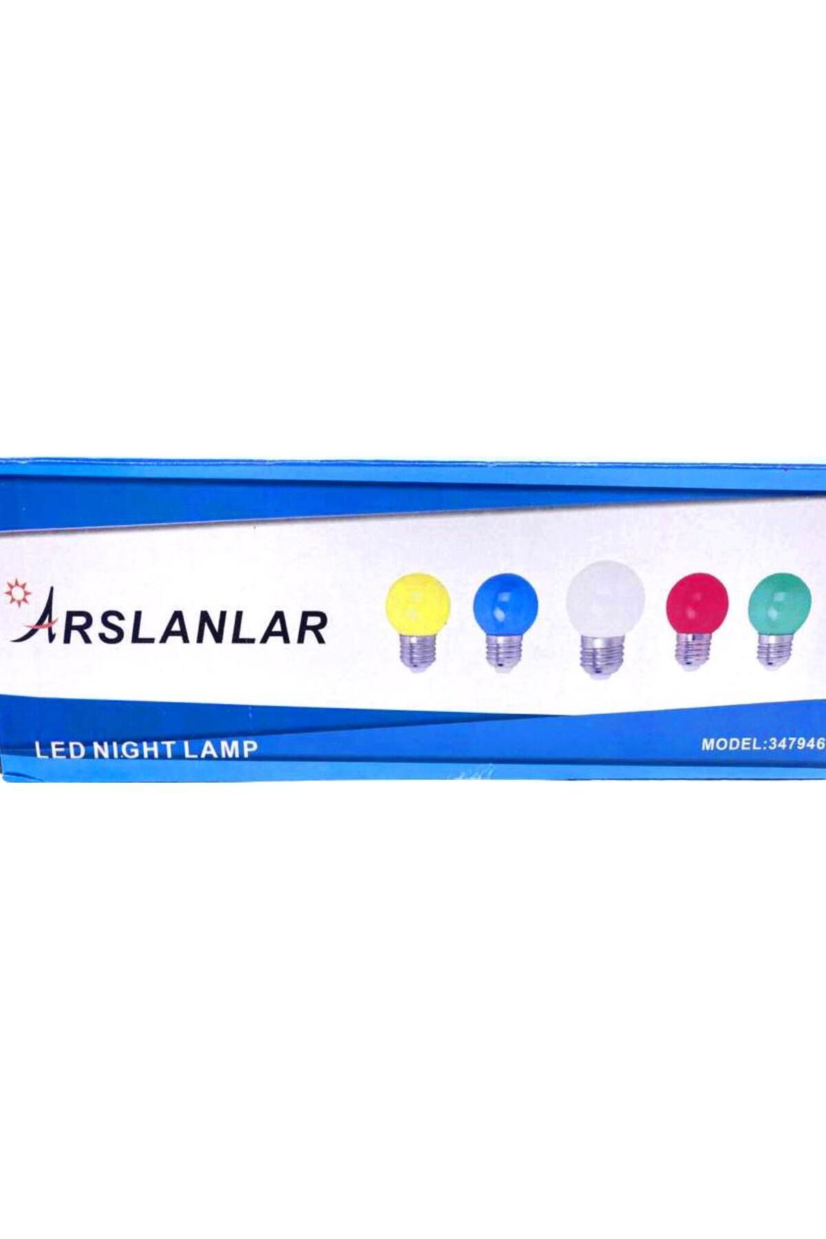 BYR Fırsat Byr 1W E27 Mix Yuvarlak Gece Lambasi Ampul (4172) Yeni