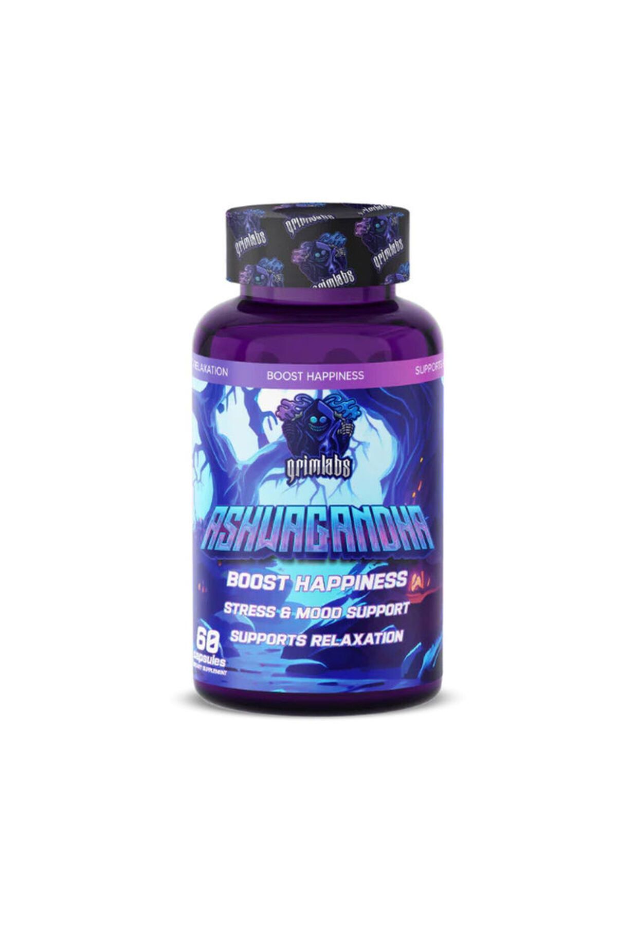 grim labs Grimlabs KSM66 Ashwagan.dha.a+Gaba 60 Kapsül