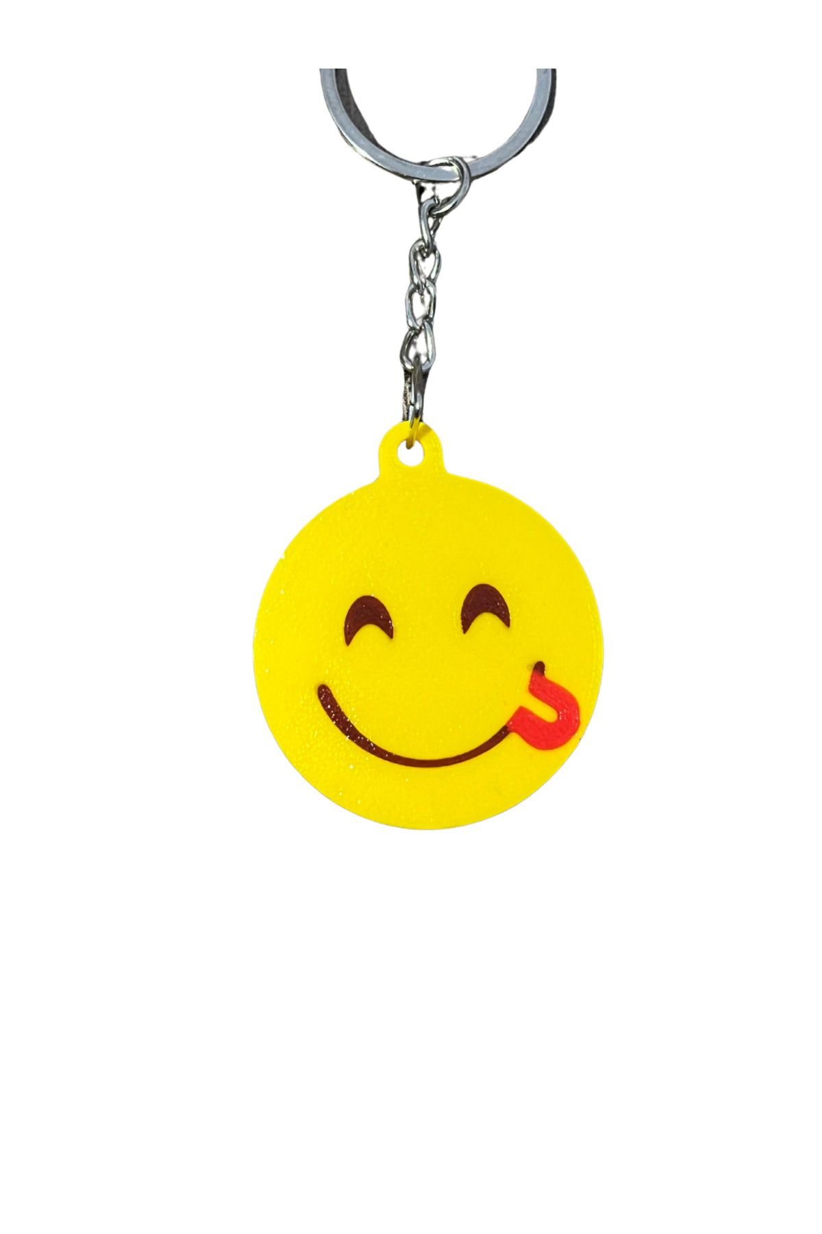 OLGUN Lezzetli Yemek Gören Emojili Anahtarlık