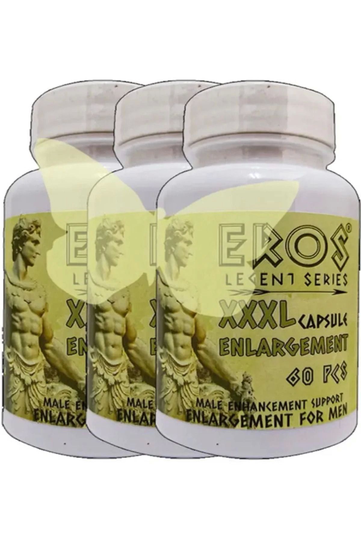 yusuftex Eros Legent Erkek Özel Kısım Şekillendirici 3 Adet XXL 60LI