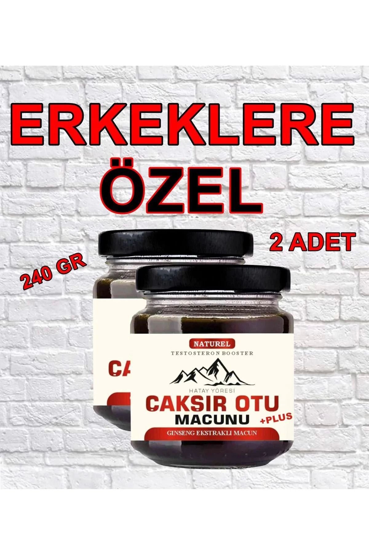 hayalimsah Erkeklere Özel 24 Saat Etkili Hatay Yöresi Çakır Otu Macunu 240 Gr x 2 Adet