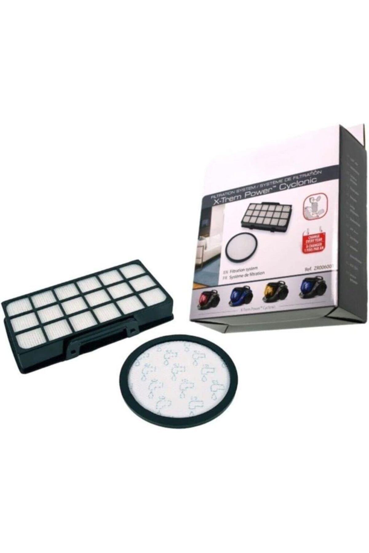 STOREMAX sellbuystore Rowenta Uyumlu X-Trem Power Hepa Filtre Seti (Filtre + Sünger) Kutulu 1053513