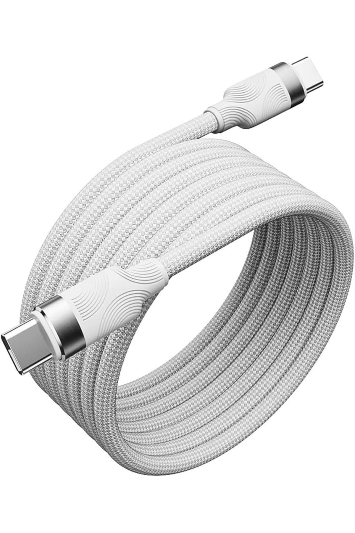 STOREMAX sellbuystore Örgülü Mıknatıslı 60W Type-C to Type-C 1mt Data ve Şarj Kablosu SPK-13 1053513