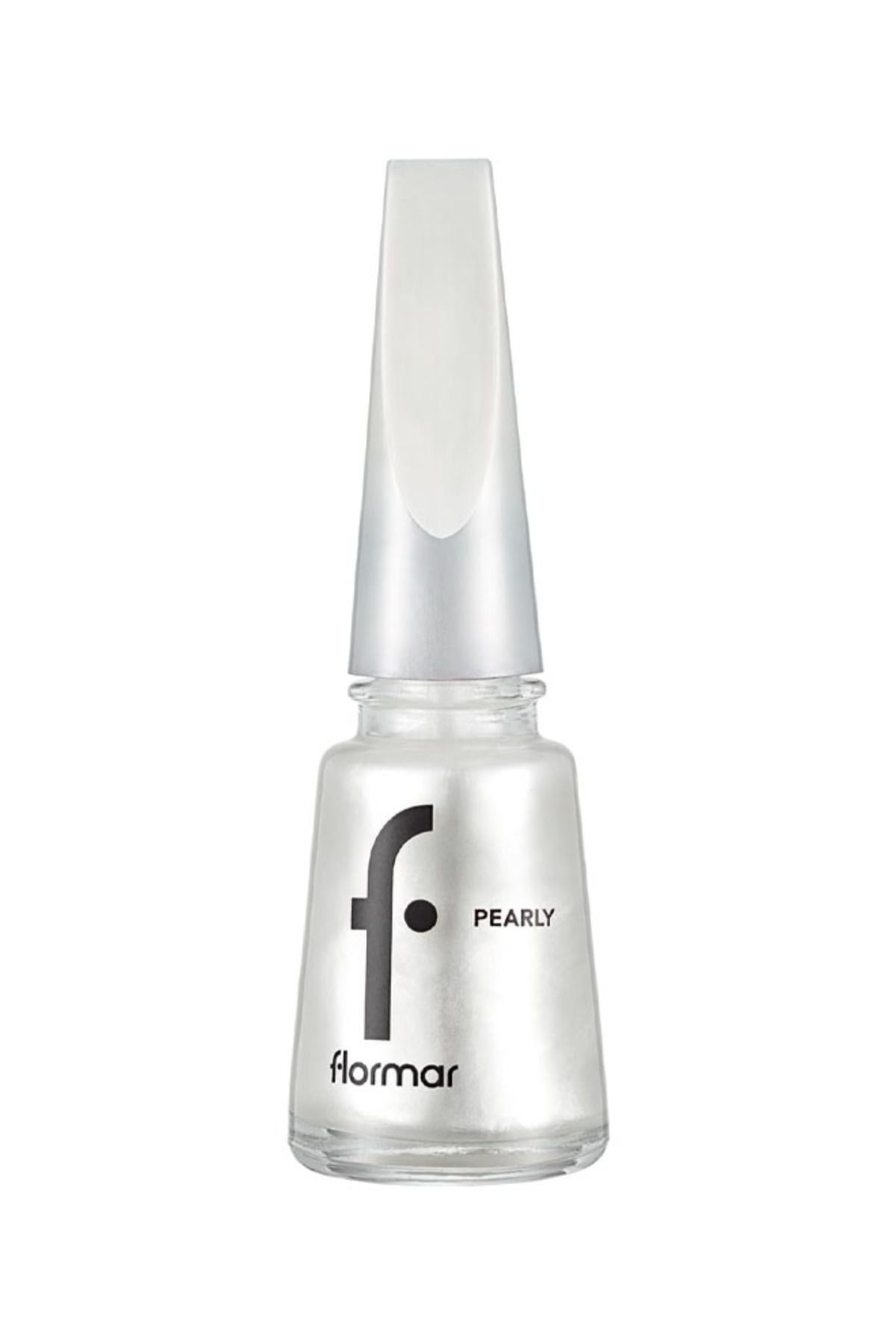 Flormar-Flormar Pearly Nail Enamel with New Improved Formula and Thicker Brush than F/M - PL201 Luxury White 1