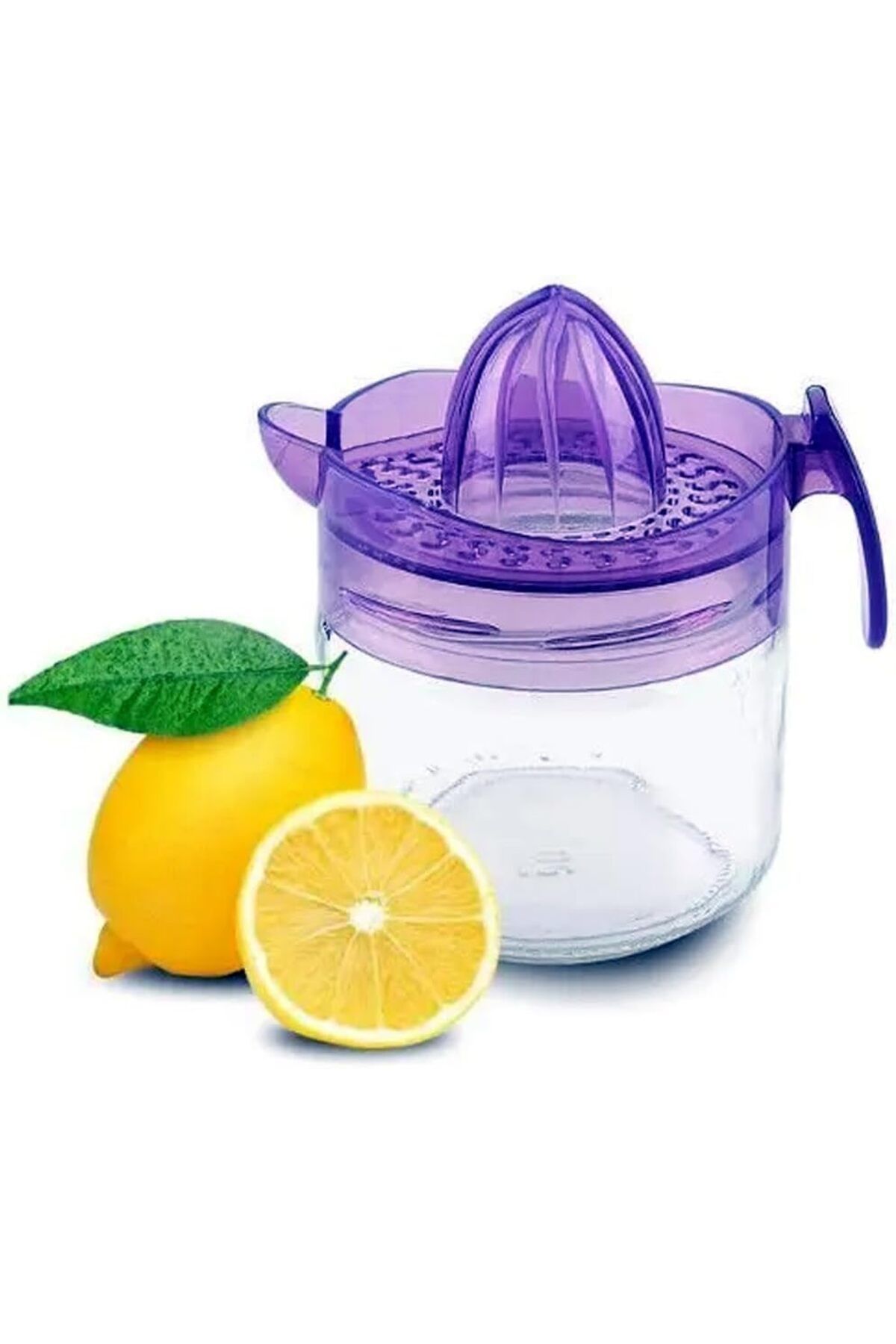 STOREMAX lvnmblya Limon Sıkacağı, Cam Gövde, Plastik Sıkacak, 300 ml (Mor) Shop Deesing 224120