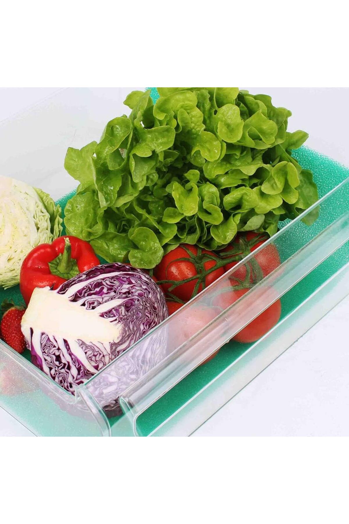 STOREMAX sellbuystore Buzdolabı Meyve & Sebze Matı, Yeşil 1053513