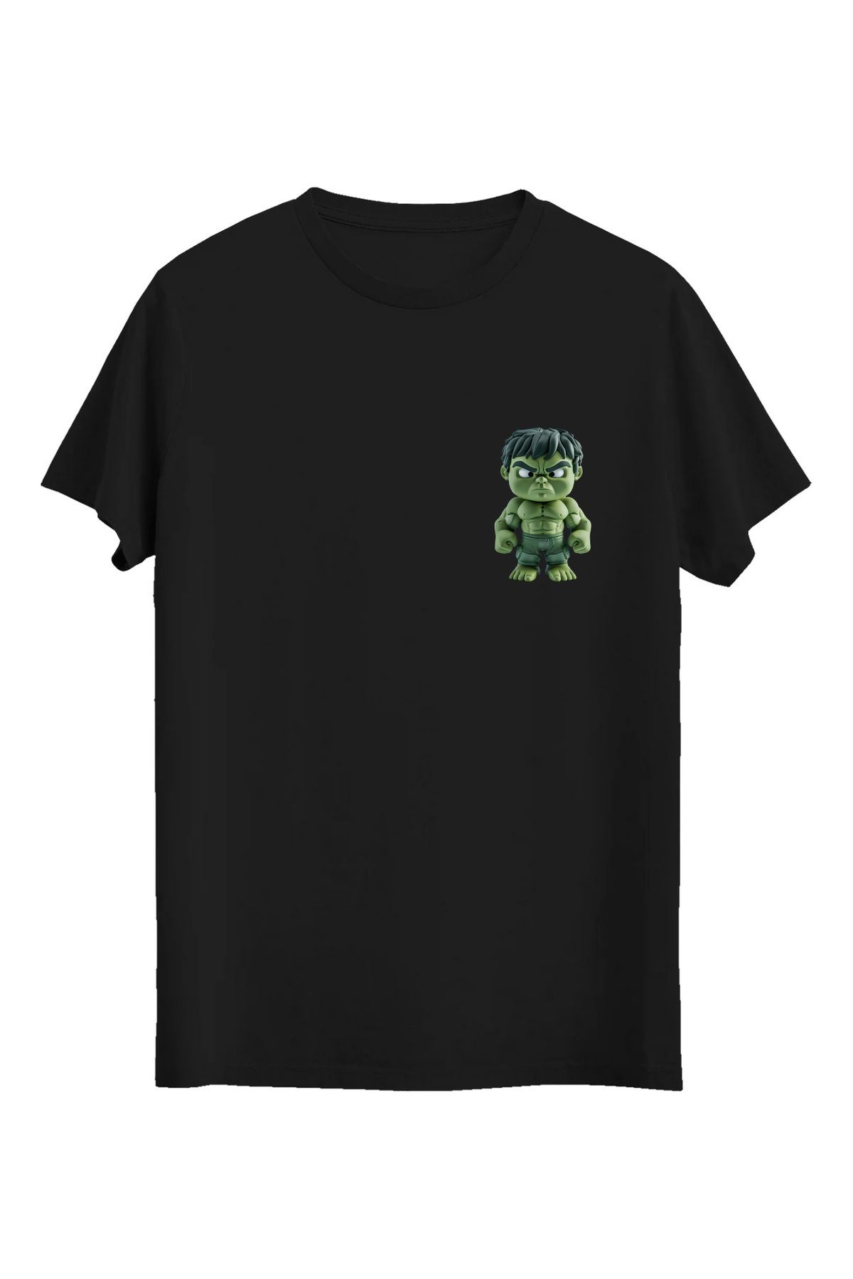 srcmarket Dünyanın En Güçlüsü Yeşil Adam Baskılı Unisex Tshirt