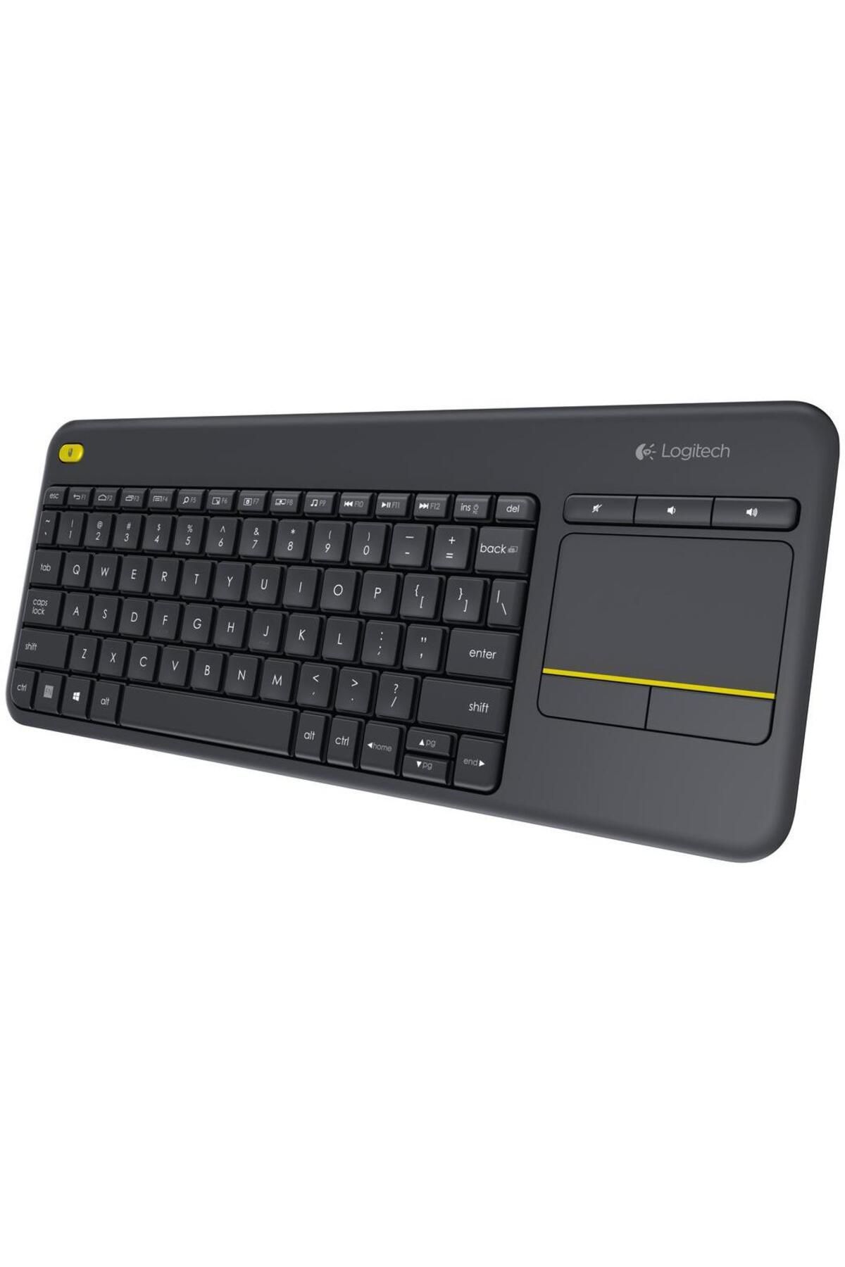 logitech-K400 Plus Wireless Touch Keyboard Wireless for Laptop/PC Desktop Computer/CPU Black 1