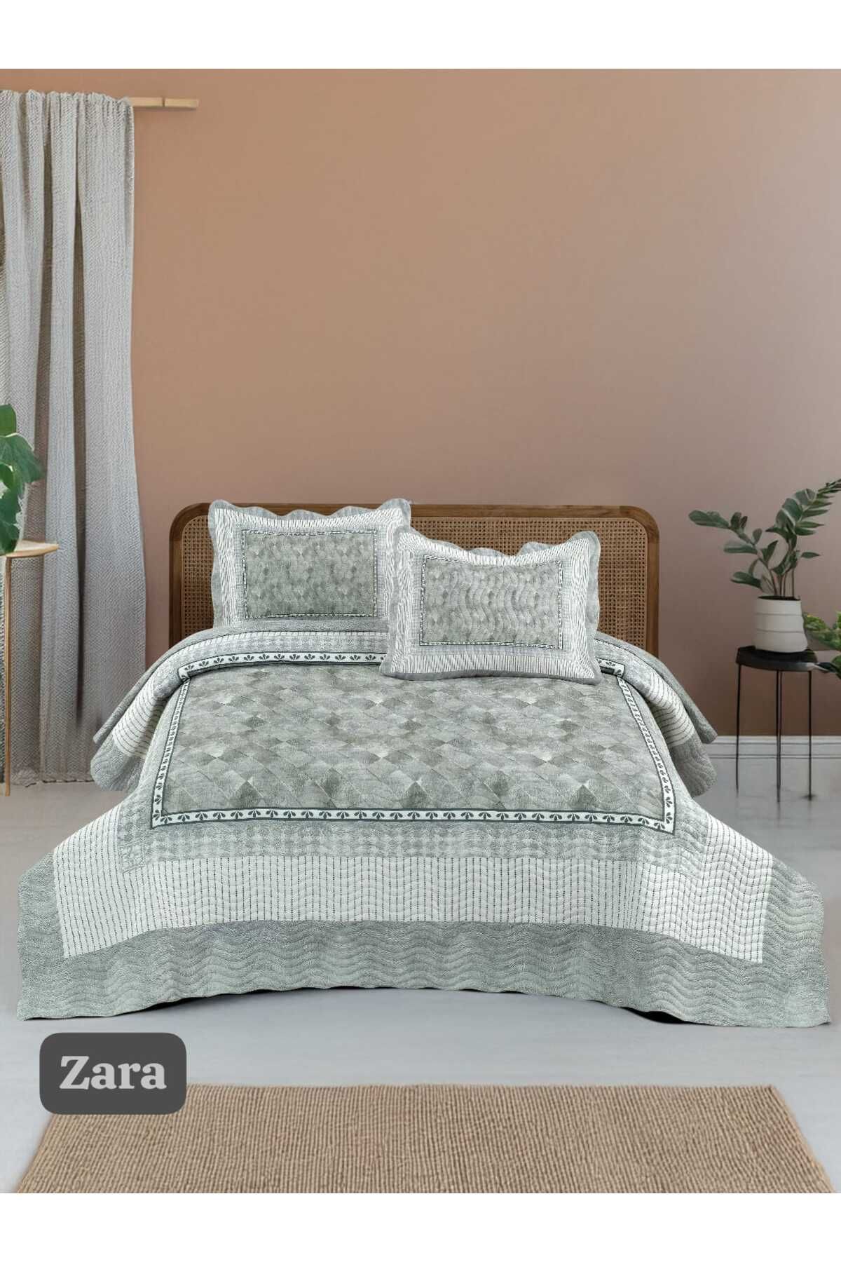 Örtüm ZARA KAPİTONE YATAK ÖRTÜSÜ ÇİFT KİŞİLİK