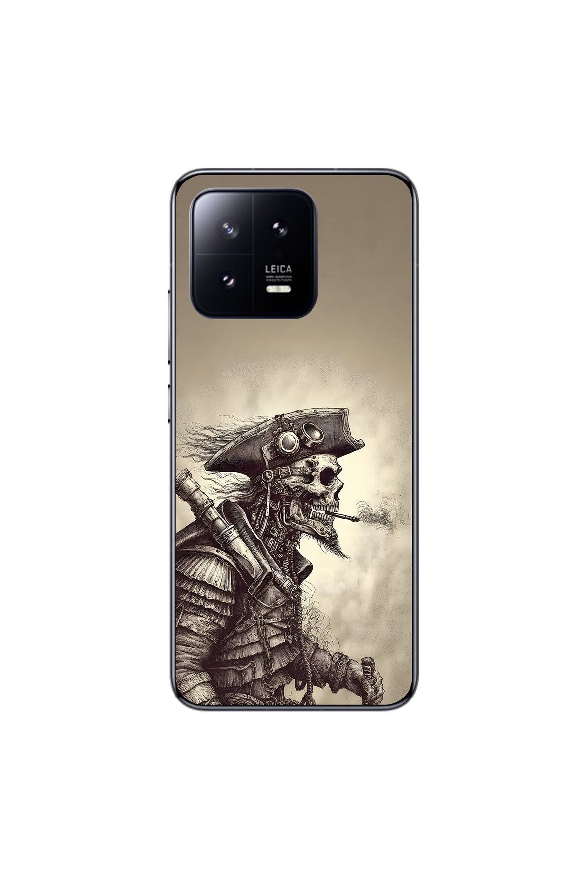 Dali Design Xiaomi Mi 13 Uyumlu Şeffaf Kılıf Pirate 1 Tasarımlı