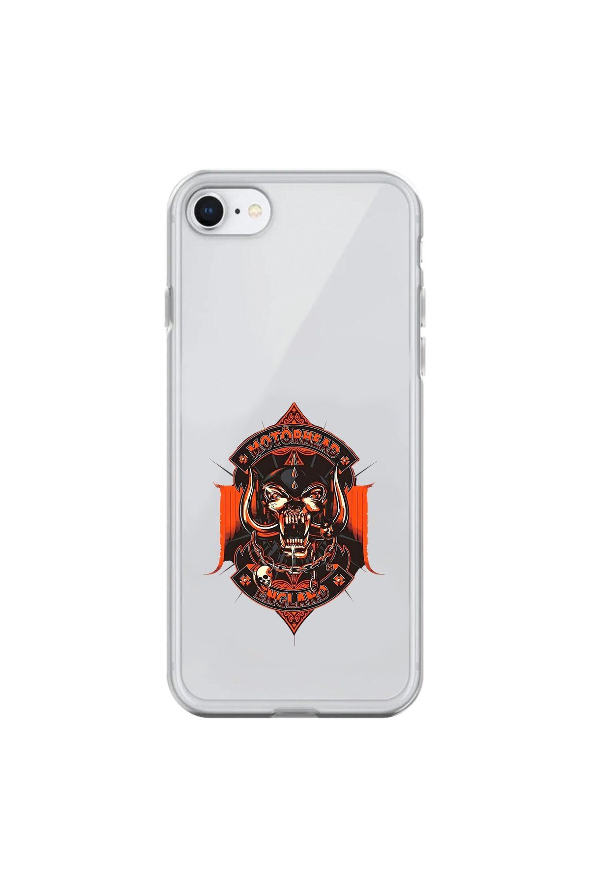 Dali Design iPhone 6 Uyumlu Şeffaf Kılıf Motörhead Tasarımlı