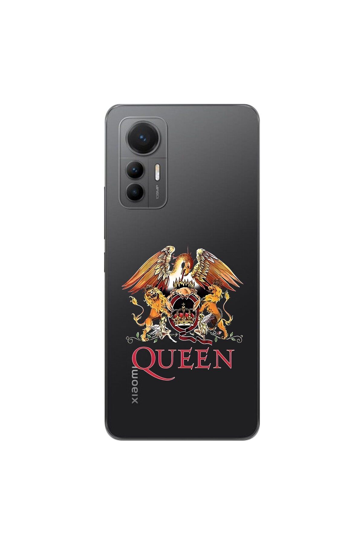 Dali Design Xiaomi Mi 12 Lite Uyumlu Şeffaf Kılıf Queen Tasarımlı