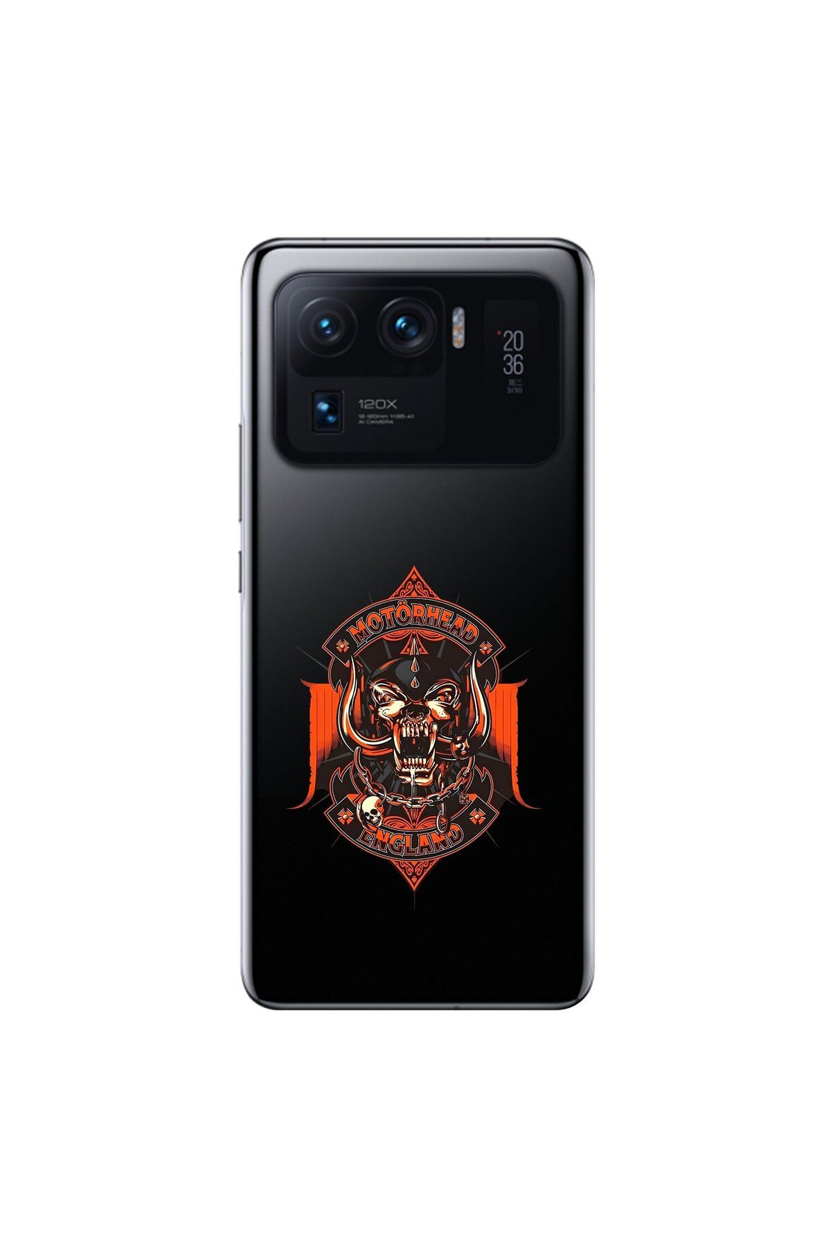 Dali Design Xiaomi Mi 11 Pro Uyumlu Şeffaf Kılıf Motörhead Tasarımlı