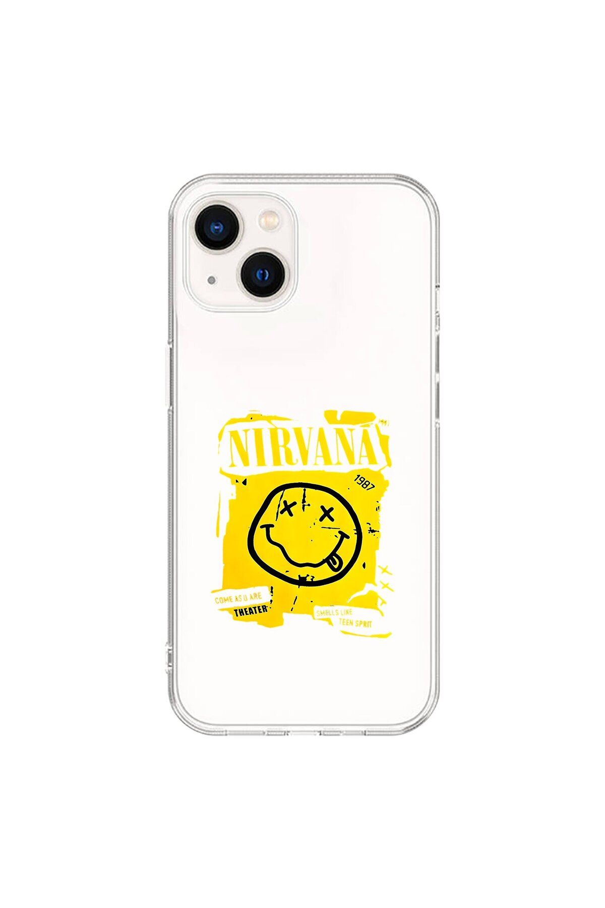 Dali Design iPhone 14 Uyumlu Şeffaf Kılıf Nirvana Tasarımlı