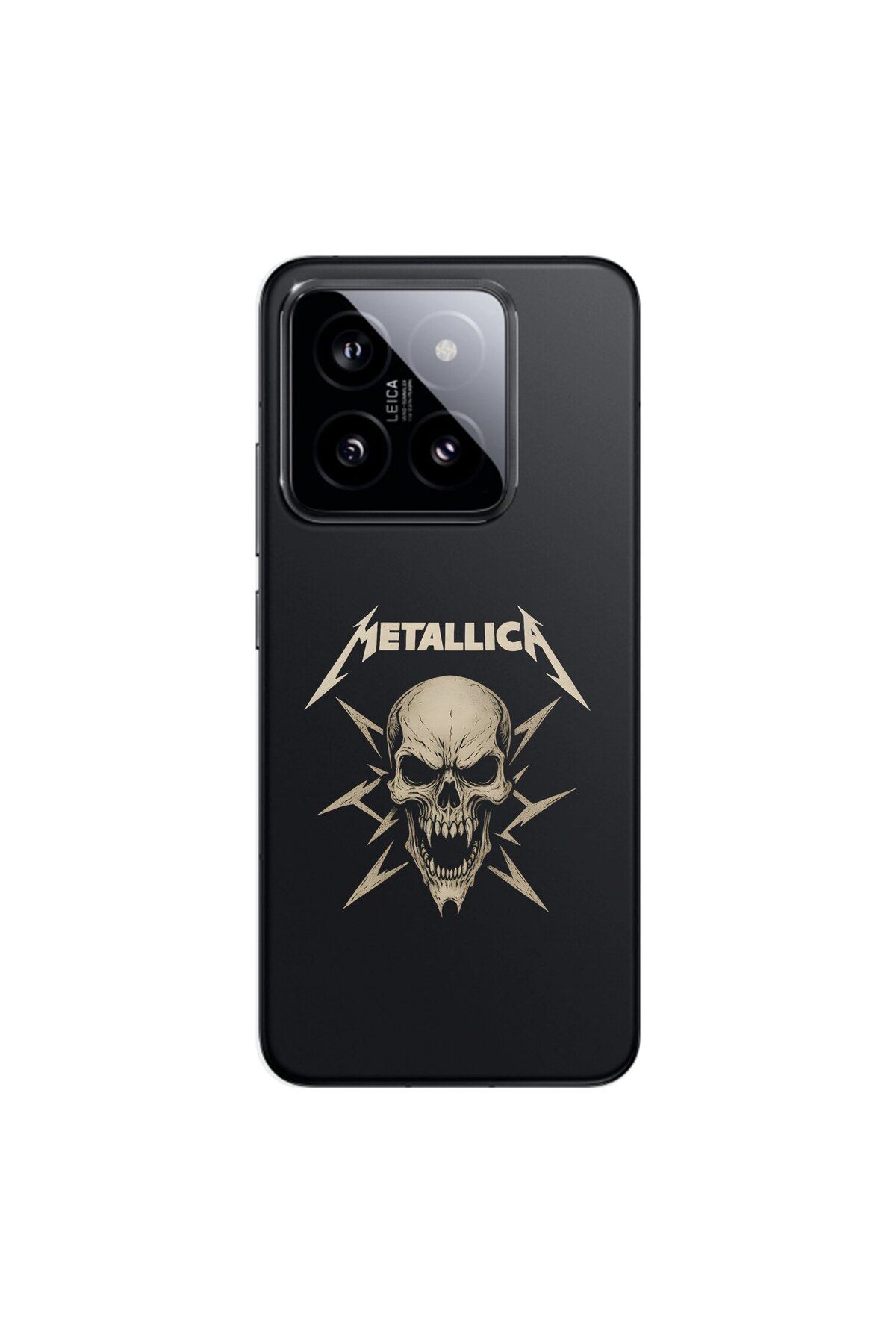 Dali Design Xiaomi Mi 14 Pro Uyumlu Şeffaf Kılıf Metallica Tasarımlı