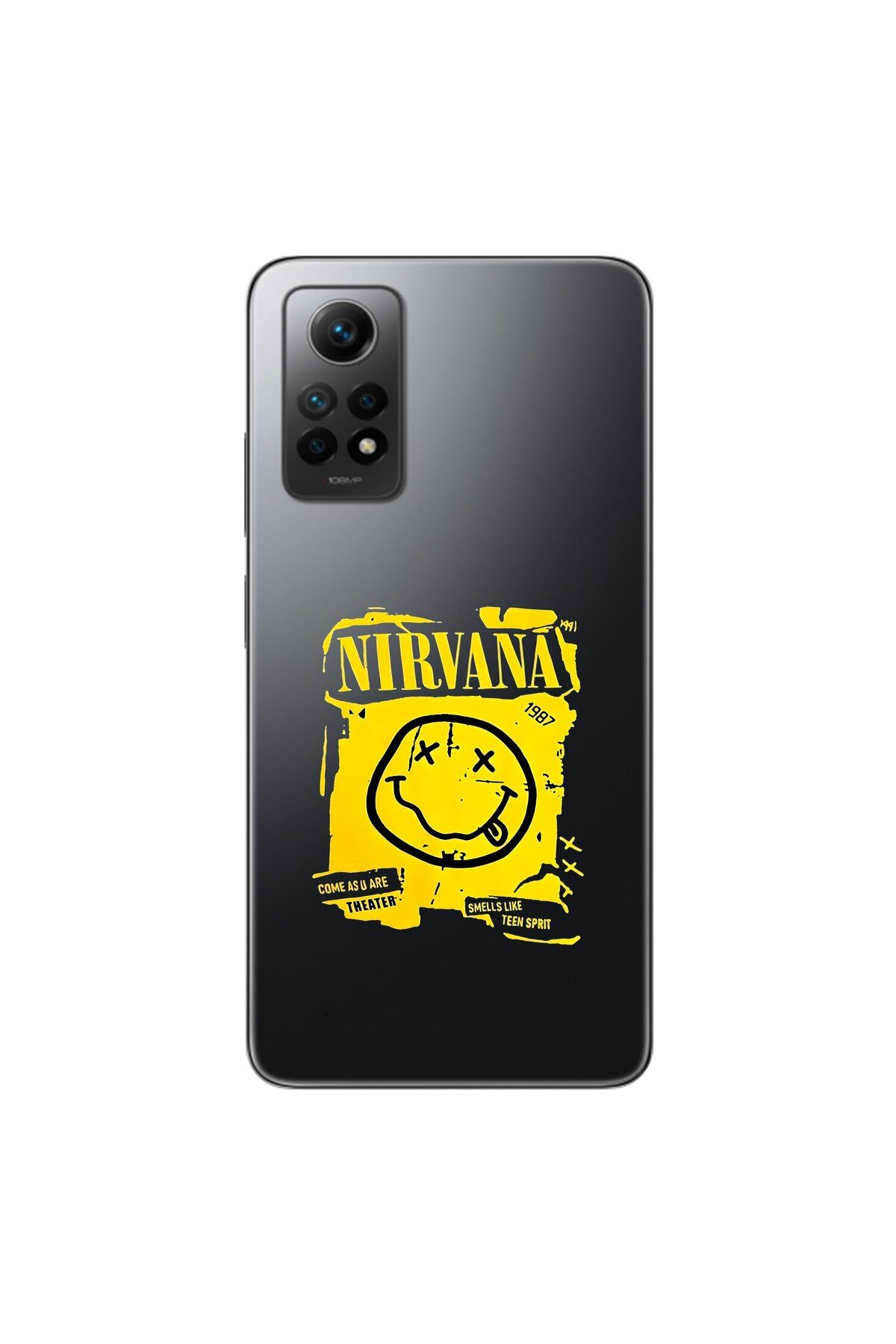 Dali Design Xiaomi Redmi Note 12 Pro Uyumlu Şeffaf Kılıf Nirvana Tasarımlı